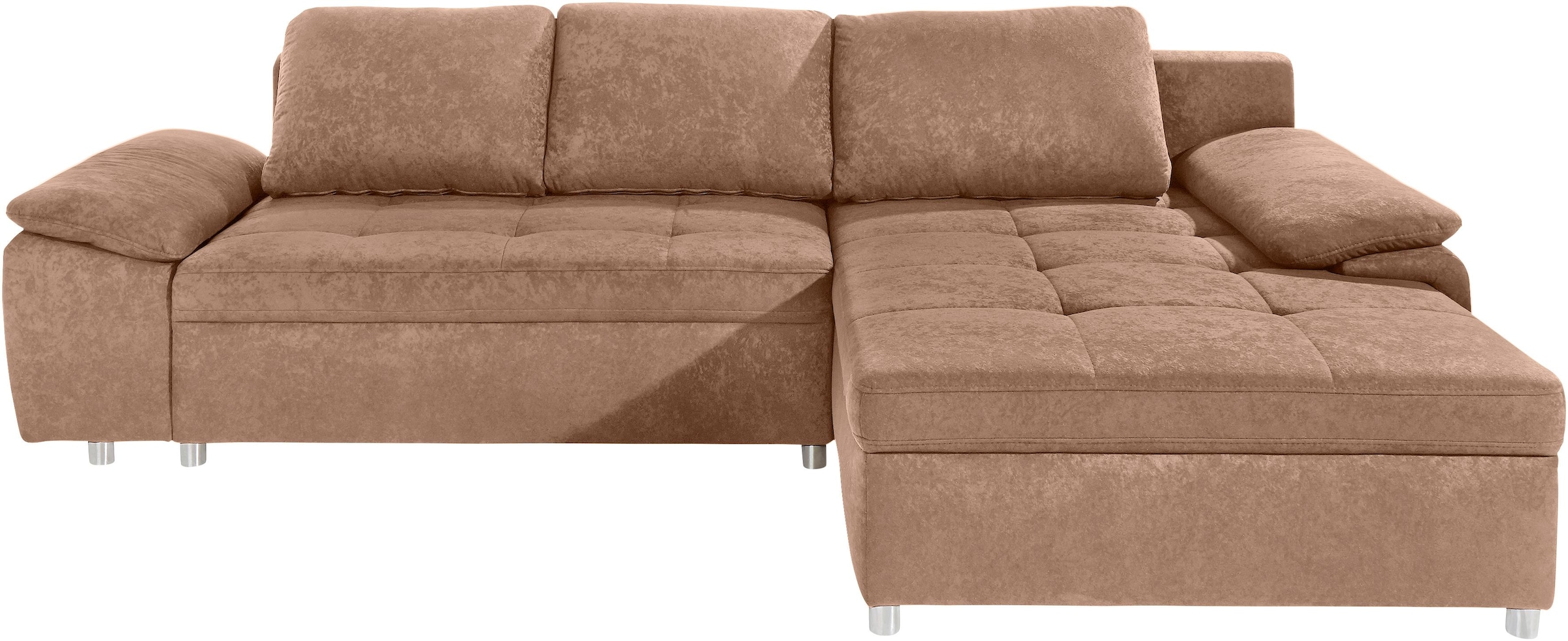 sit&more Ecksofa »Labene L-Form«, wahlweise mit Bettfunktion und Bettkasten, auch als XXL-Variante