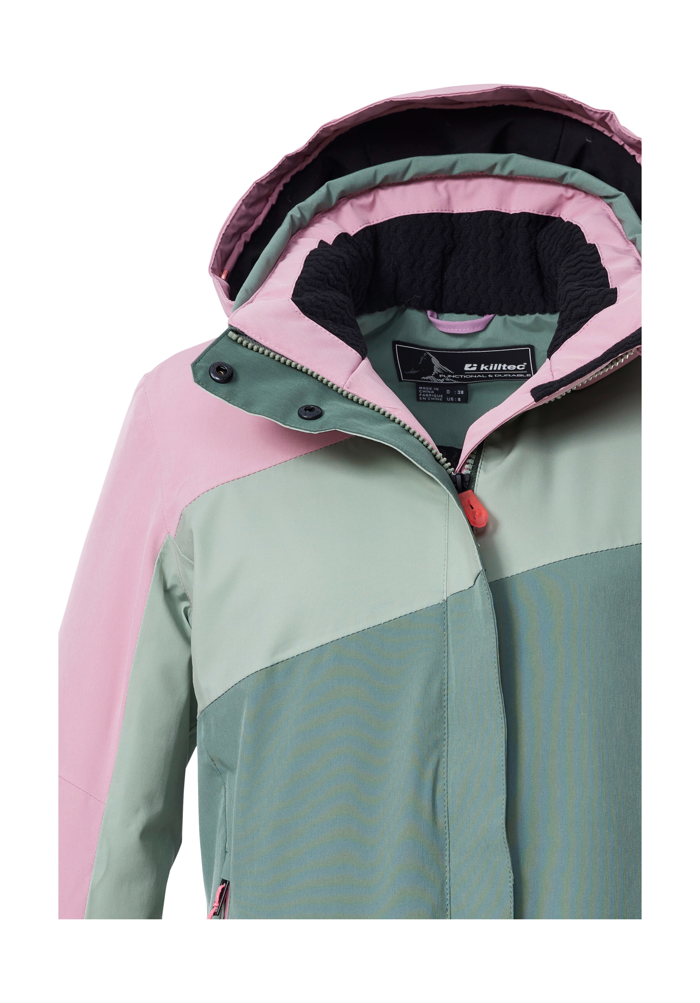 Killtec Skijacke »KSW 26 WMN SKI JCKT«, Wind- und wasserdicht, atmungsaktiv, Colourblock-Design, PFAs-frei