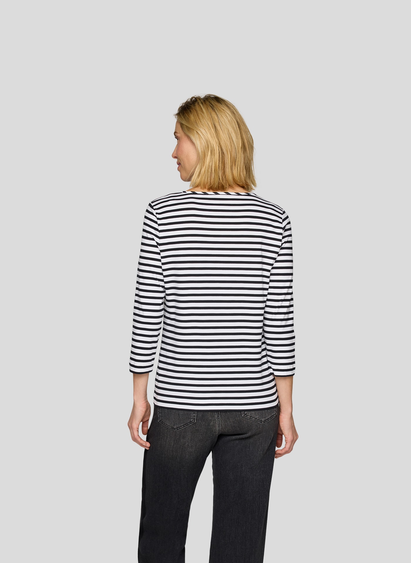 Rabe 3/4-Arm-Shirt, mit Schriftzug