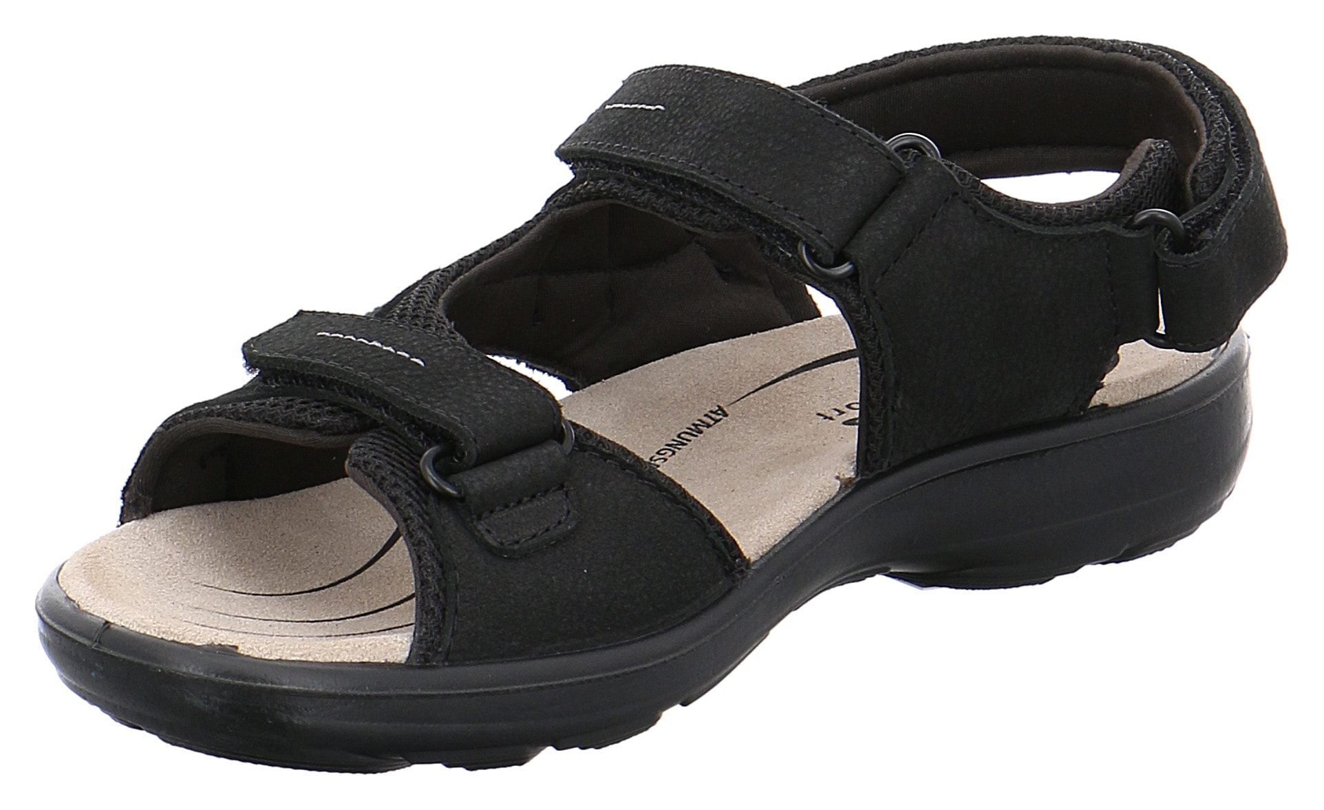 Jomos Riemchensandale "RIVA", Sommerschuh, Sandalette, Klettschuh, mit Klettverschlüssen