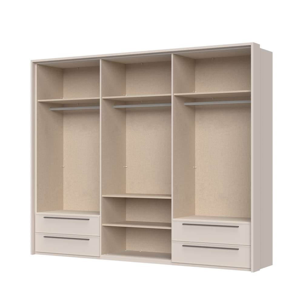 Thumbnail - PLACES OF STYLE Drehtürenschrank "Opera mit oder ohne Kranz inkl. LED-Bel.,B 227,272,317 oder 362 cm" UV lackiert, Soft ...