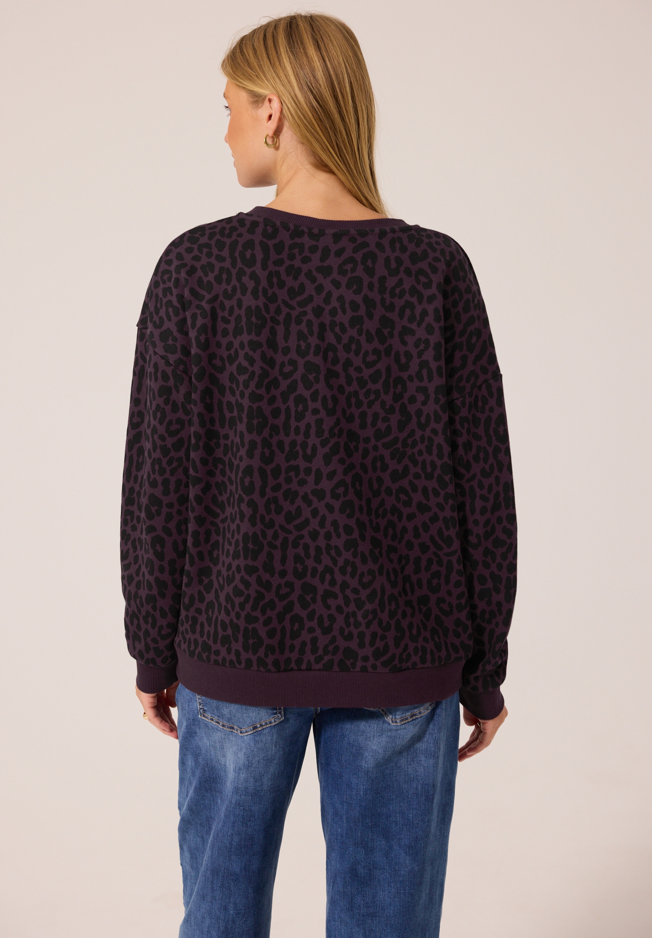 STREET ONE STUDIO Sweatshirt , mit Leomuster
