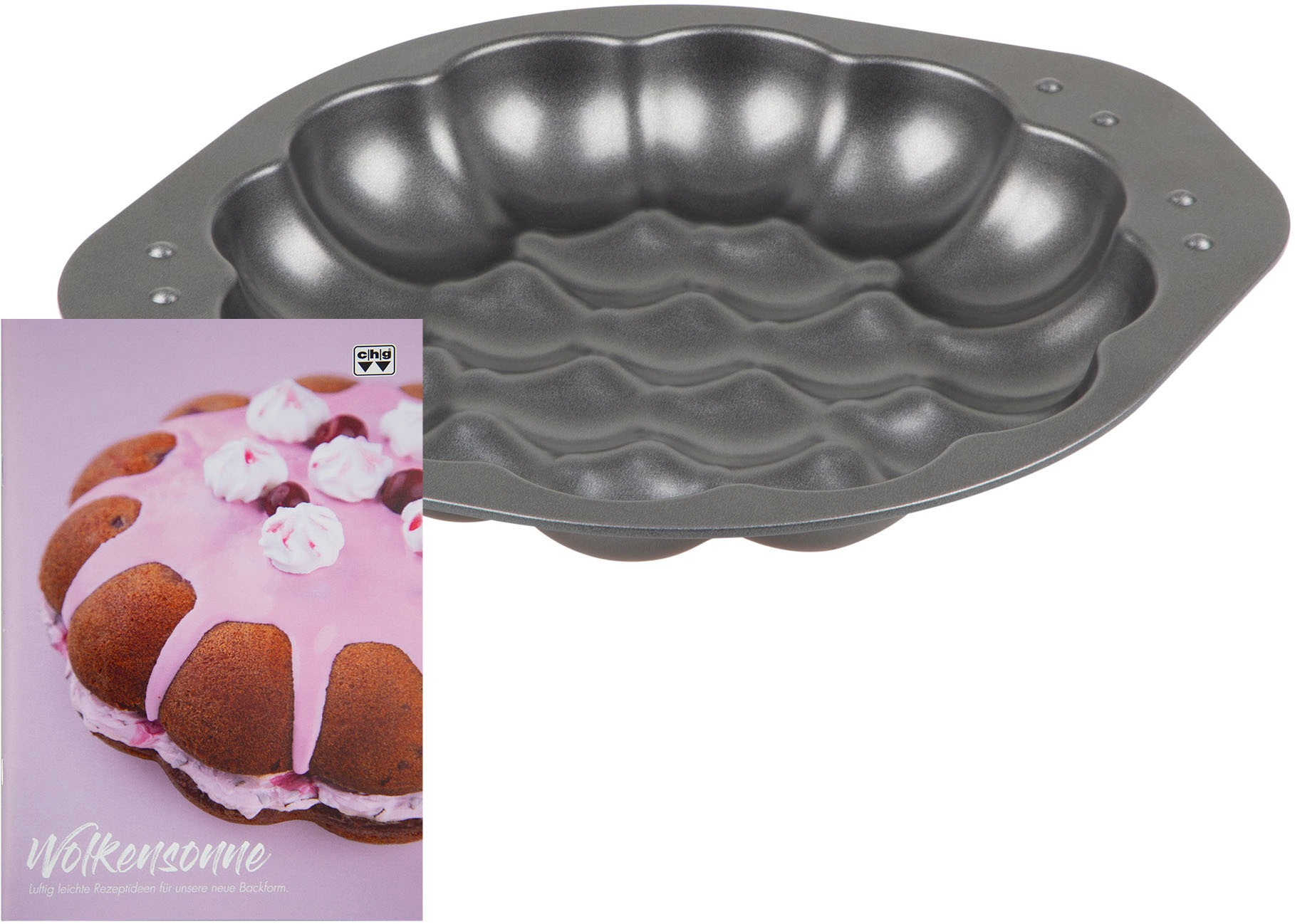 CHG Backform "WOLKENSONNE "EasyOven"" inkl. Rezeptheft, Made in Germany günstig online kaufen