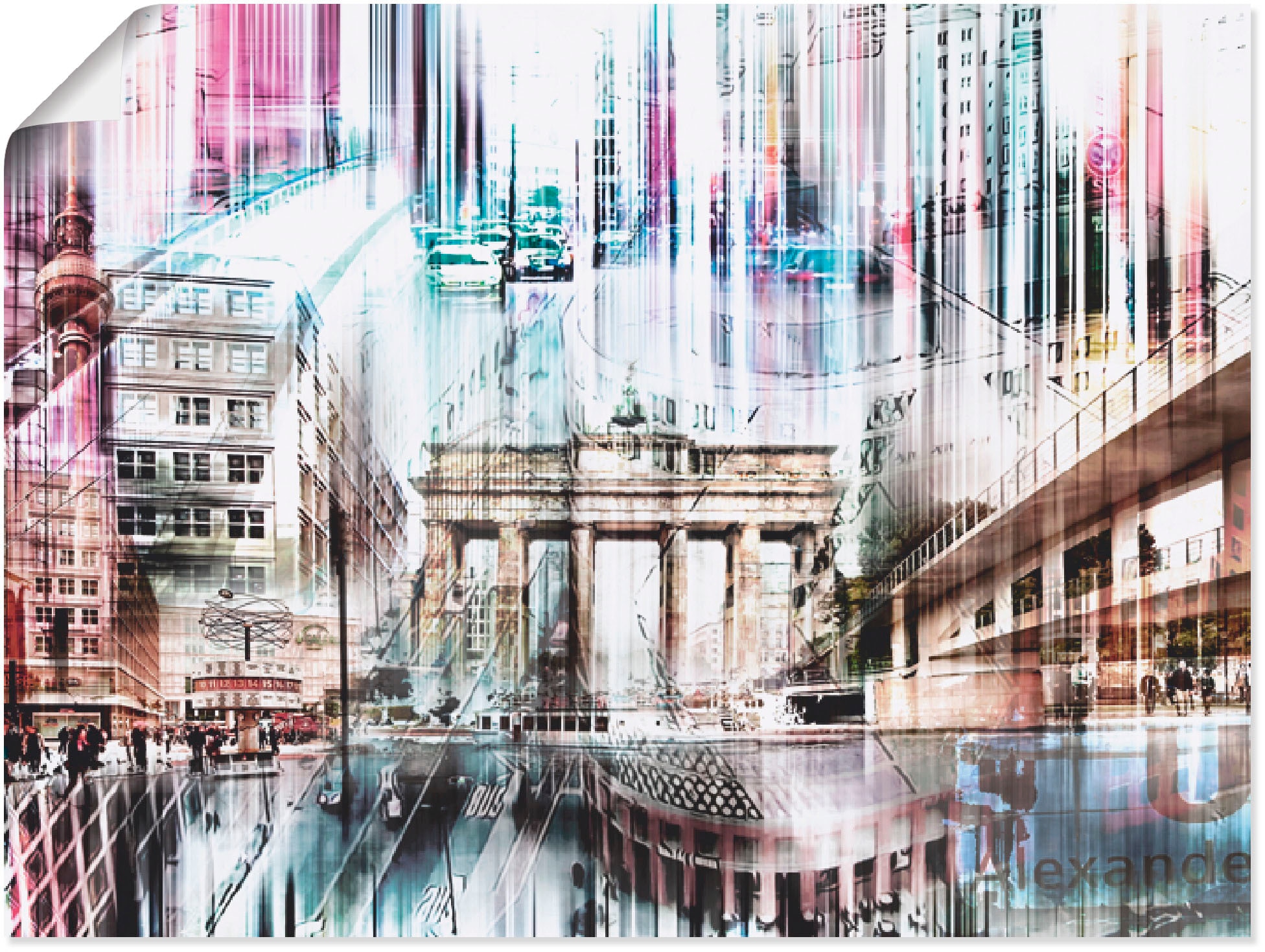 Artland Paveikslas »Berlin Skyline Collage I« ...