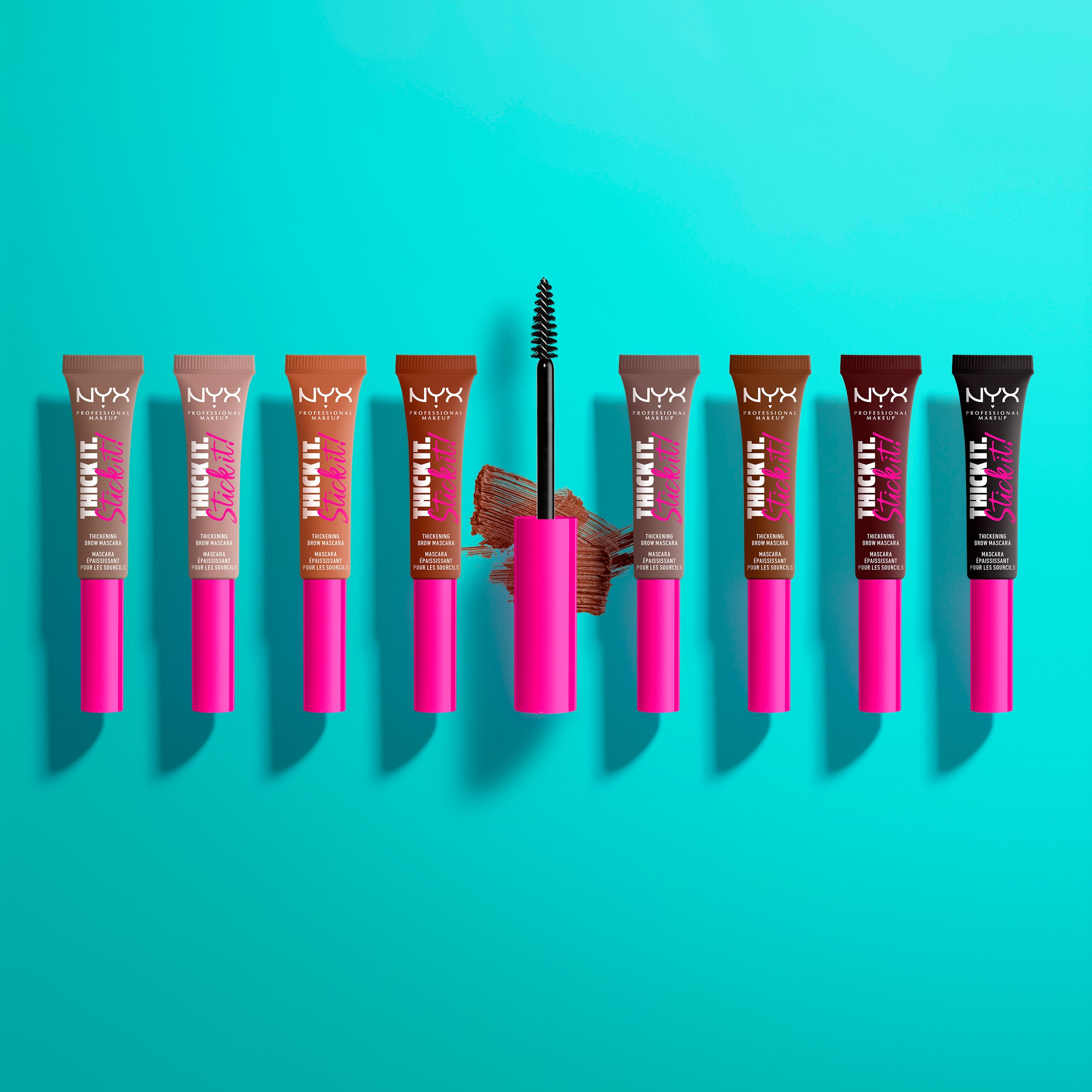 NYX Augenbrauen-Kosmetika »Professional Makeup Brow Mascara«, mit feiner Verdichtungstechnik