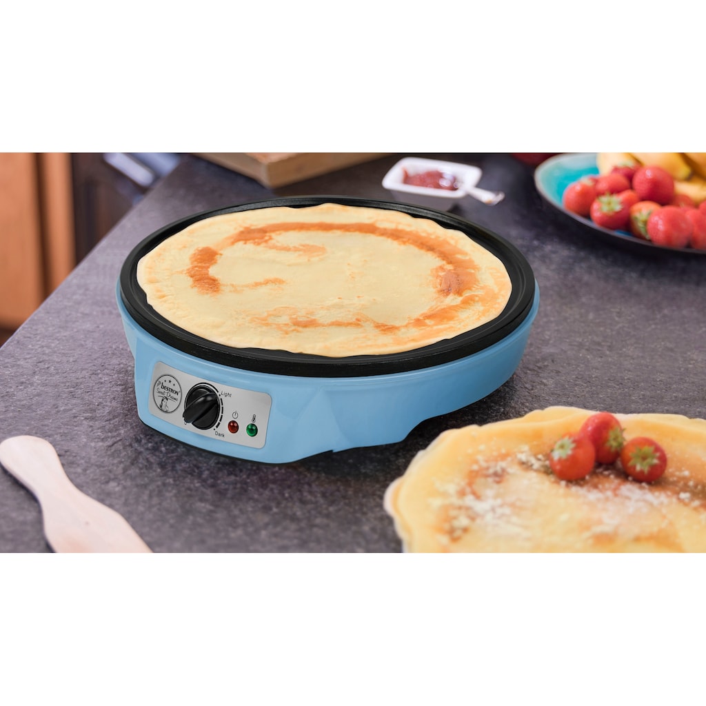 bestron Crêpesmaker »ASW602B im Retro Design, für Crepes mit Ø 30 cm«, 1000 W