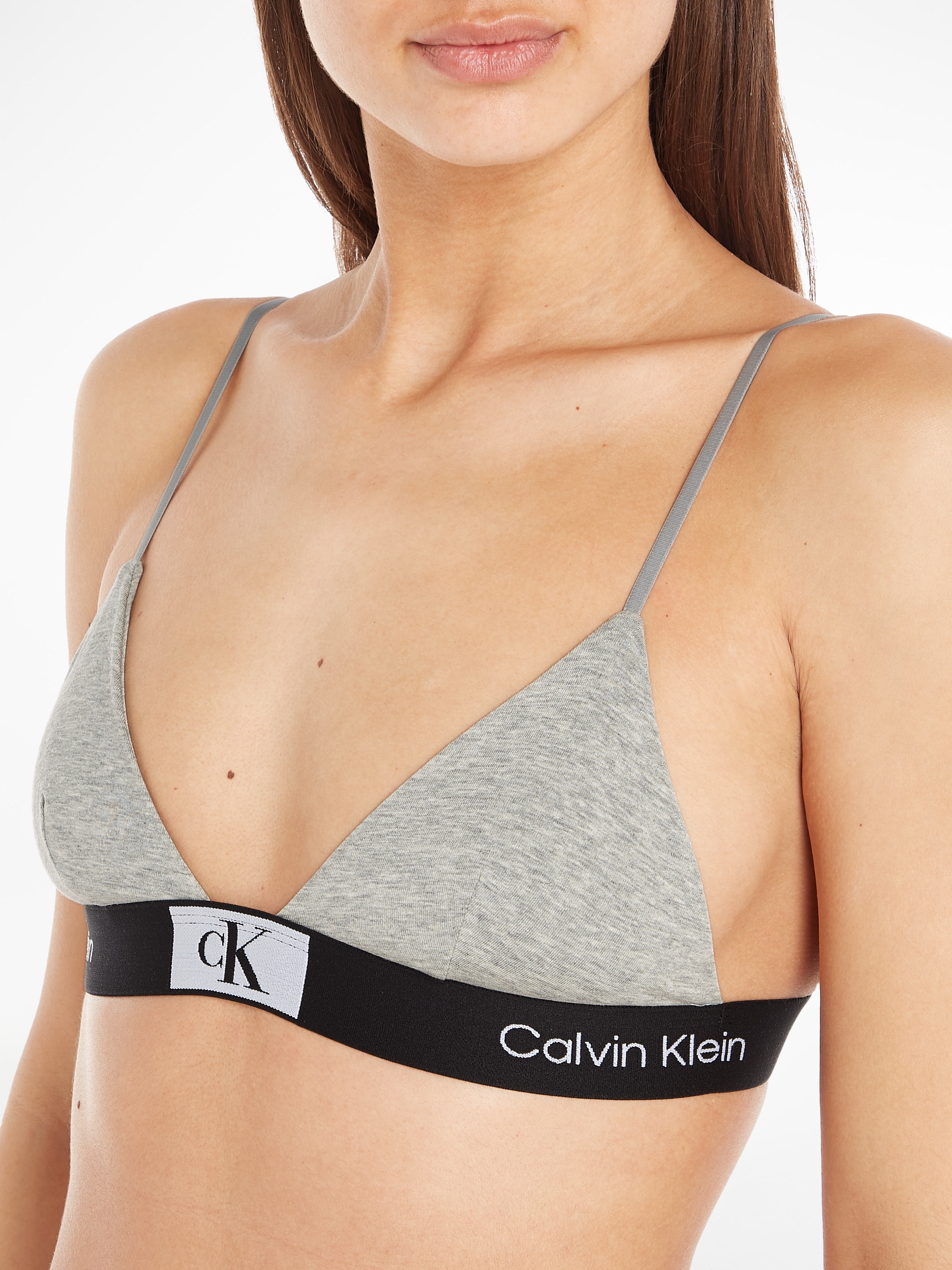 Calvin Klein Triangel-BH Logoschriftzügen | mit bestellen auf Unterband »UNLINED TRIANGLE«, online BAUR dem