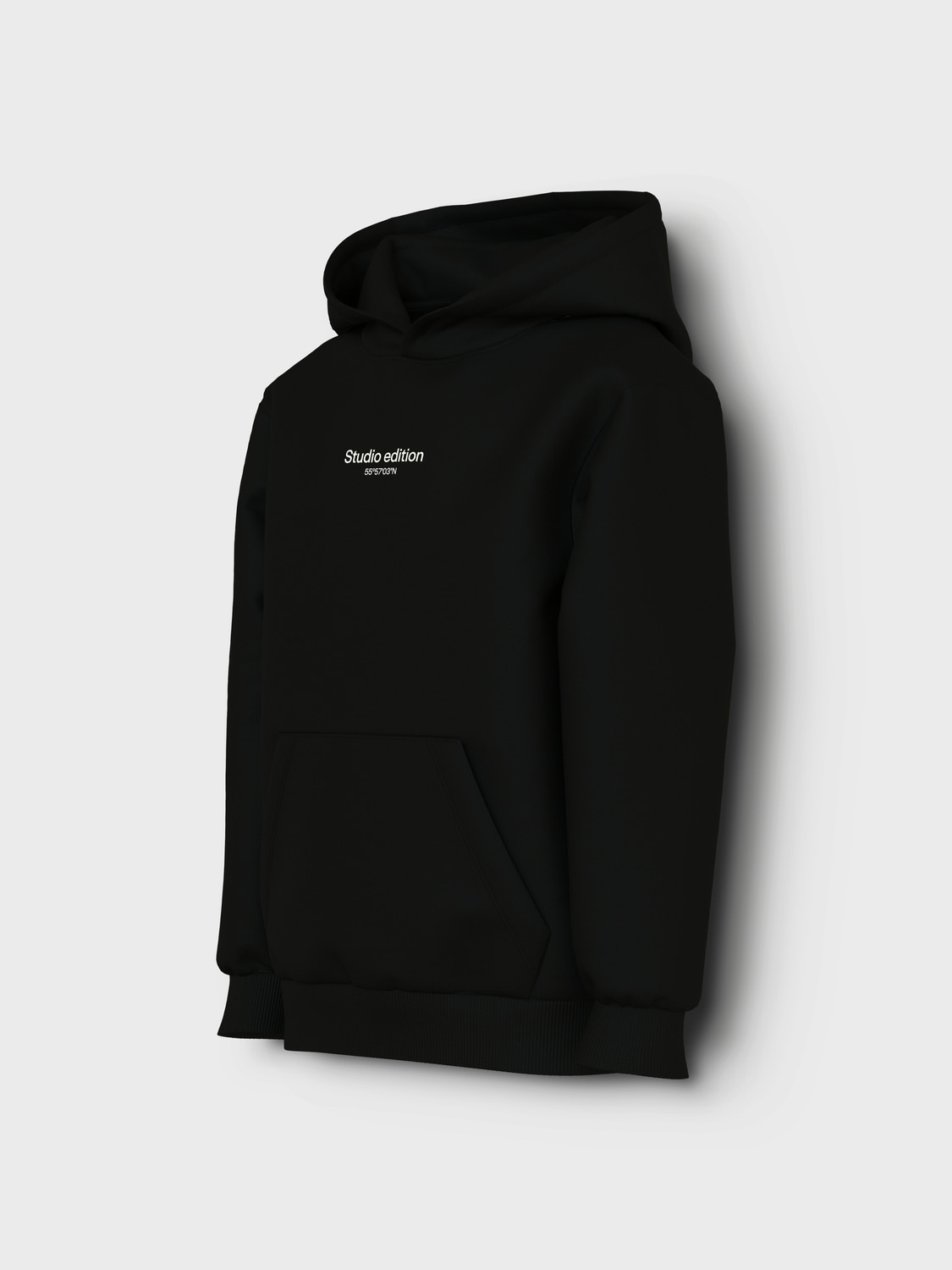 Name It Kapuzensweatshirt »NKMBRODY LS NREG SWEAT WH BRU NOOS«, mit kleinem Logoprint