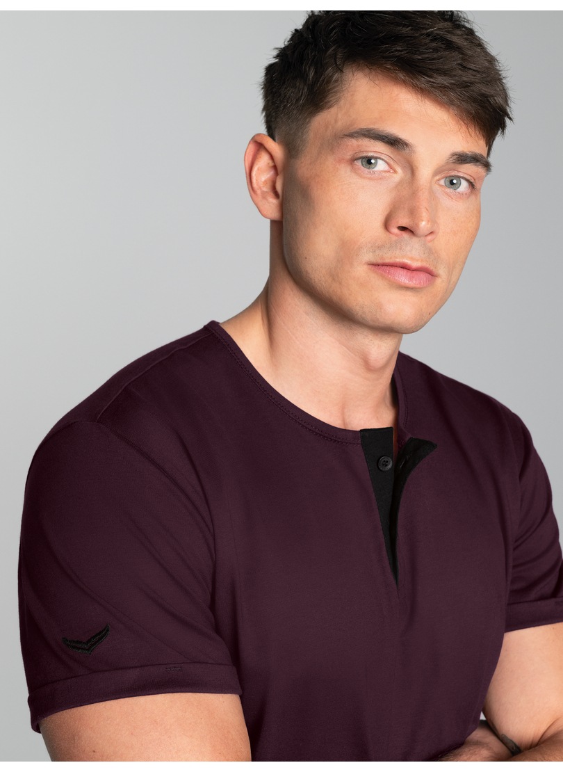 Thumbnail - Trigema T-Shirt "TRIGEMA T-Shirt Knopfleiste aus Biobaumwolle" 1 Stk. tlg.