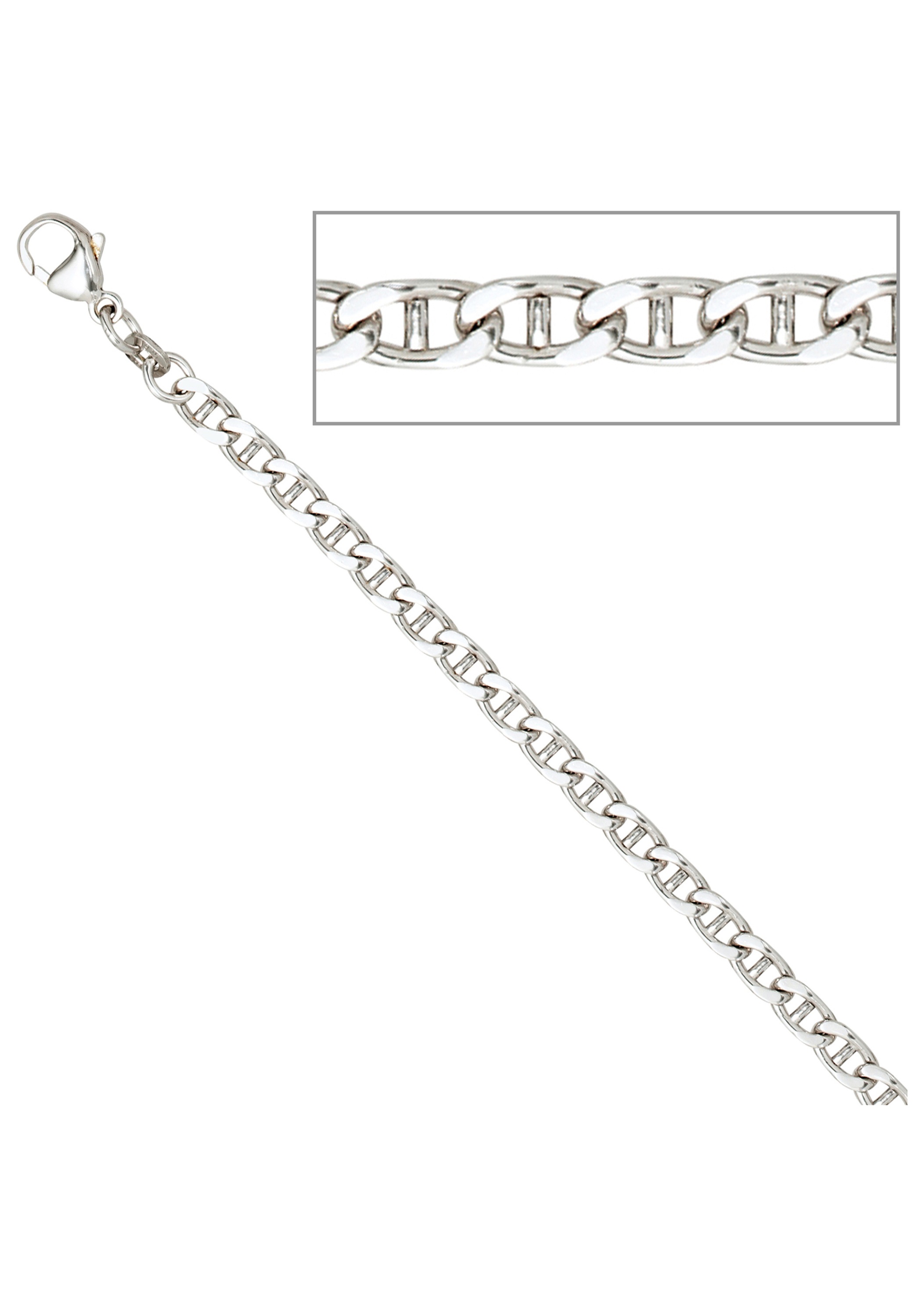 JOBO Silberkette »Gliederkette 4,4 mm« 925 Silber 60 cm