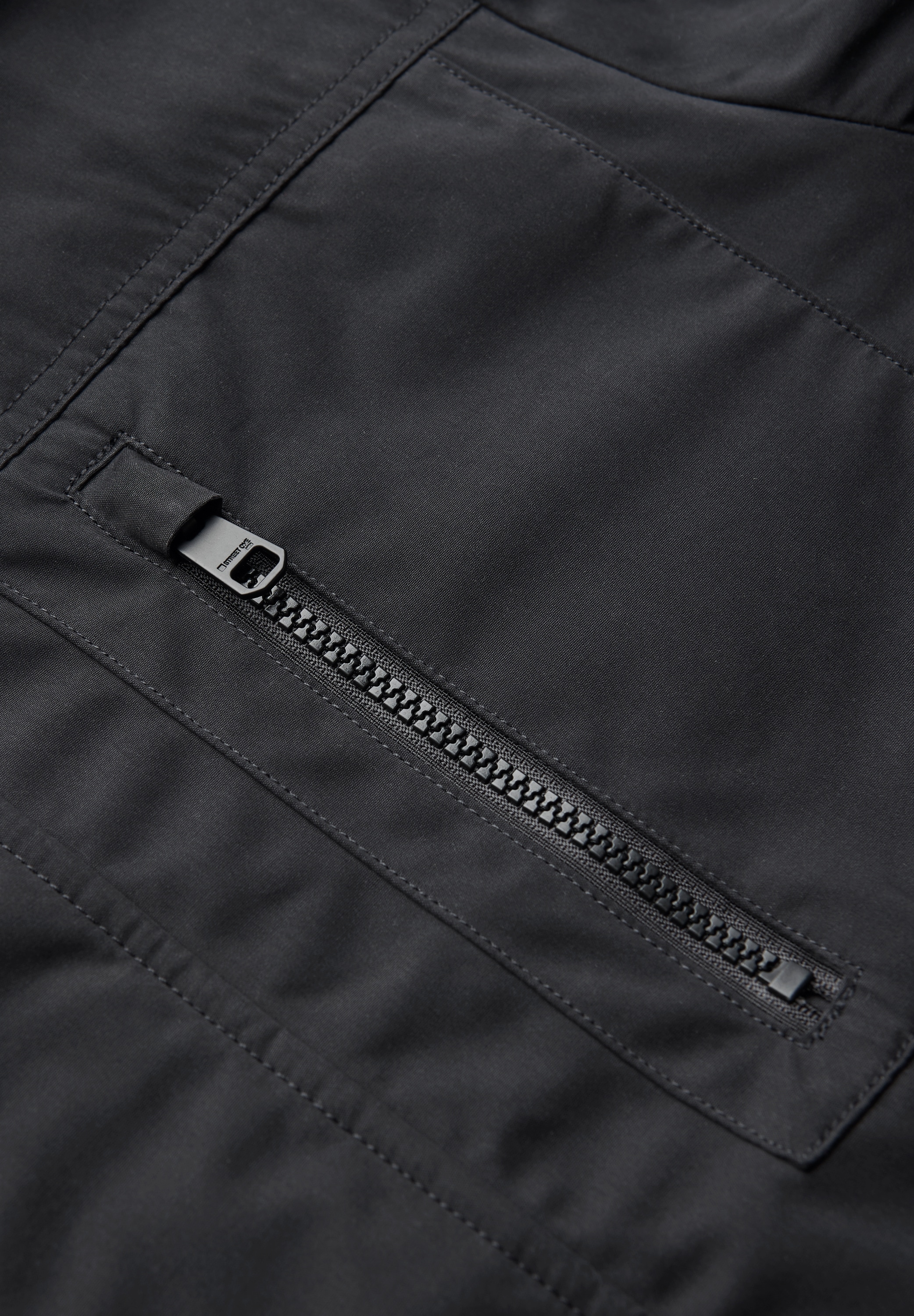 STREET ONE MEN Cargojacke, mit Kapuze, mit Brusttasche