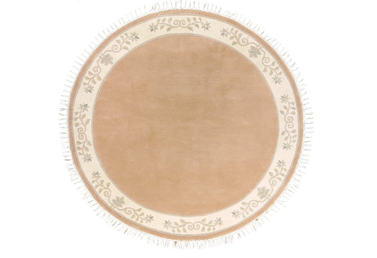 LUXOR living Wollteppich »Adour«, rechteckig, 18 mm Höhe, reine Wolle, handgeknüpft, mit Bordüre und Fransen, Wohnzimmer