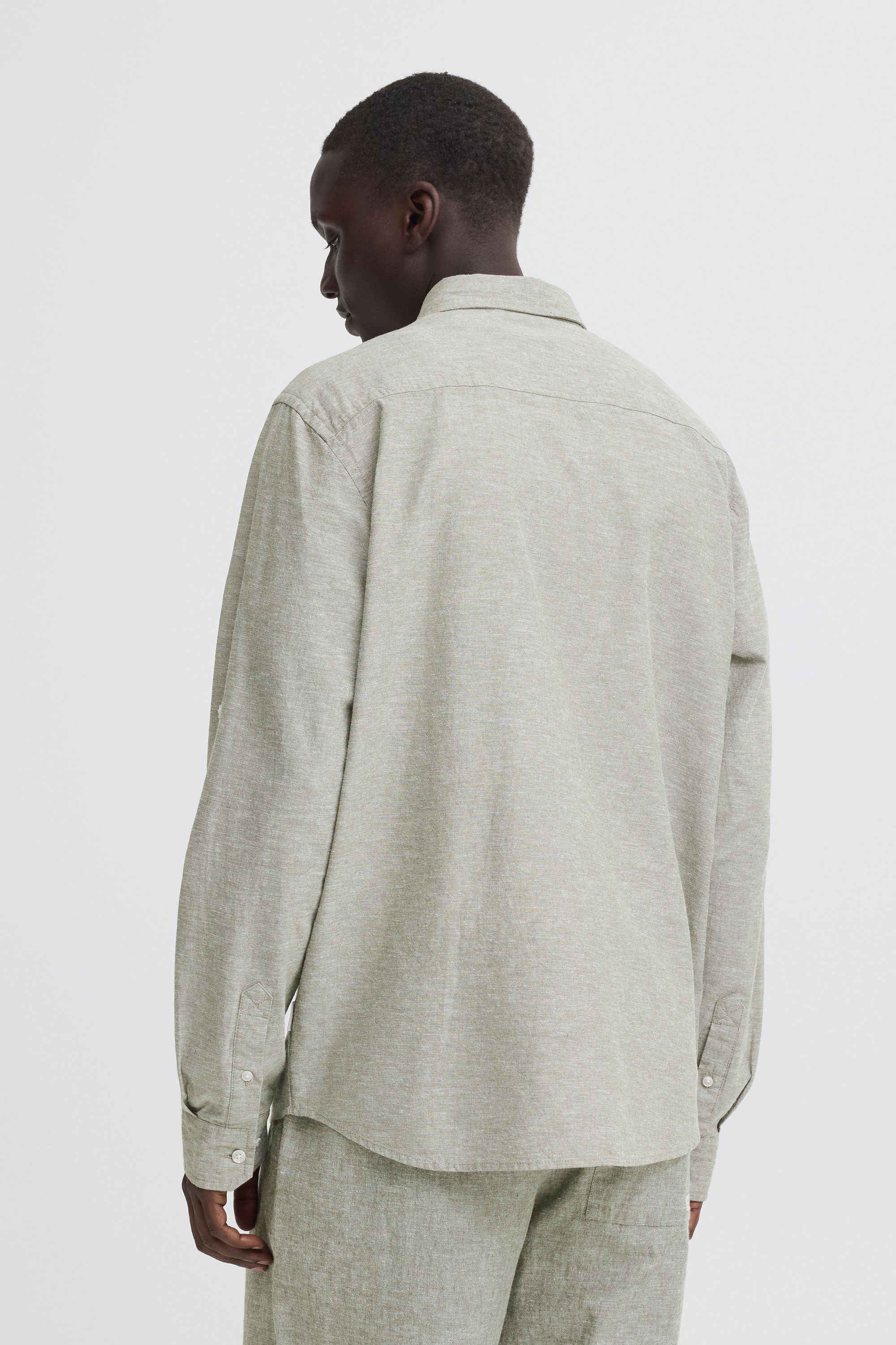 Blend Leinenhemd »BHAban Slub Linen Mix« Slub Hemd Leinen Mix