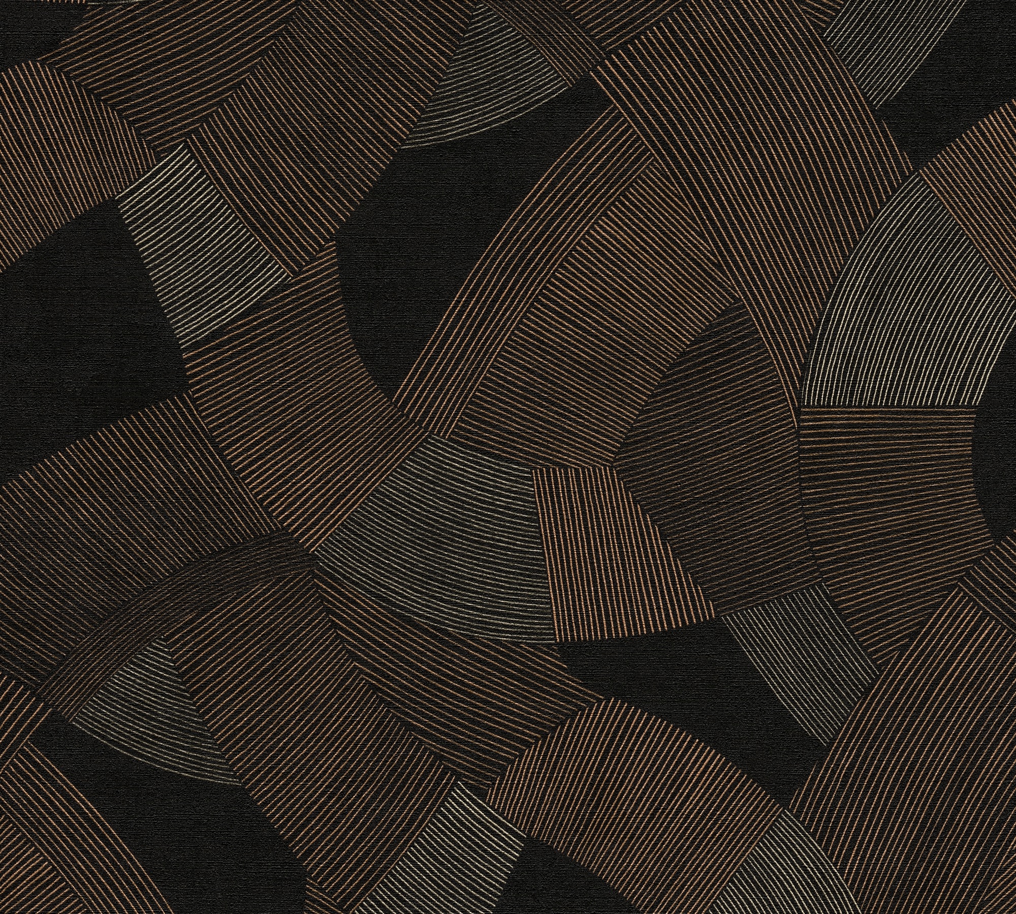 A.S. Création Vliestapete »Cuba II Modern Metallic Arches« Kunst | Strukturmuster | geometrisch leicht strukturiert Modernes Geometrie-Design mit stilvoller Strukturwirkung