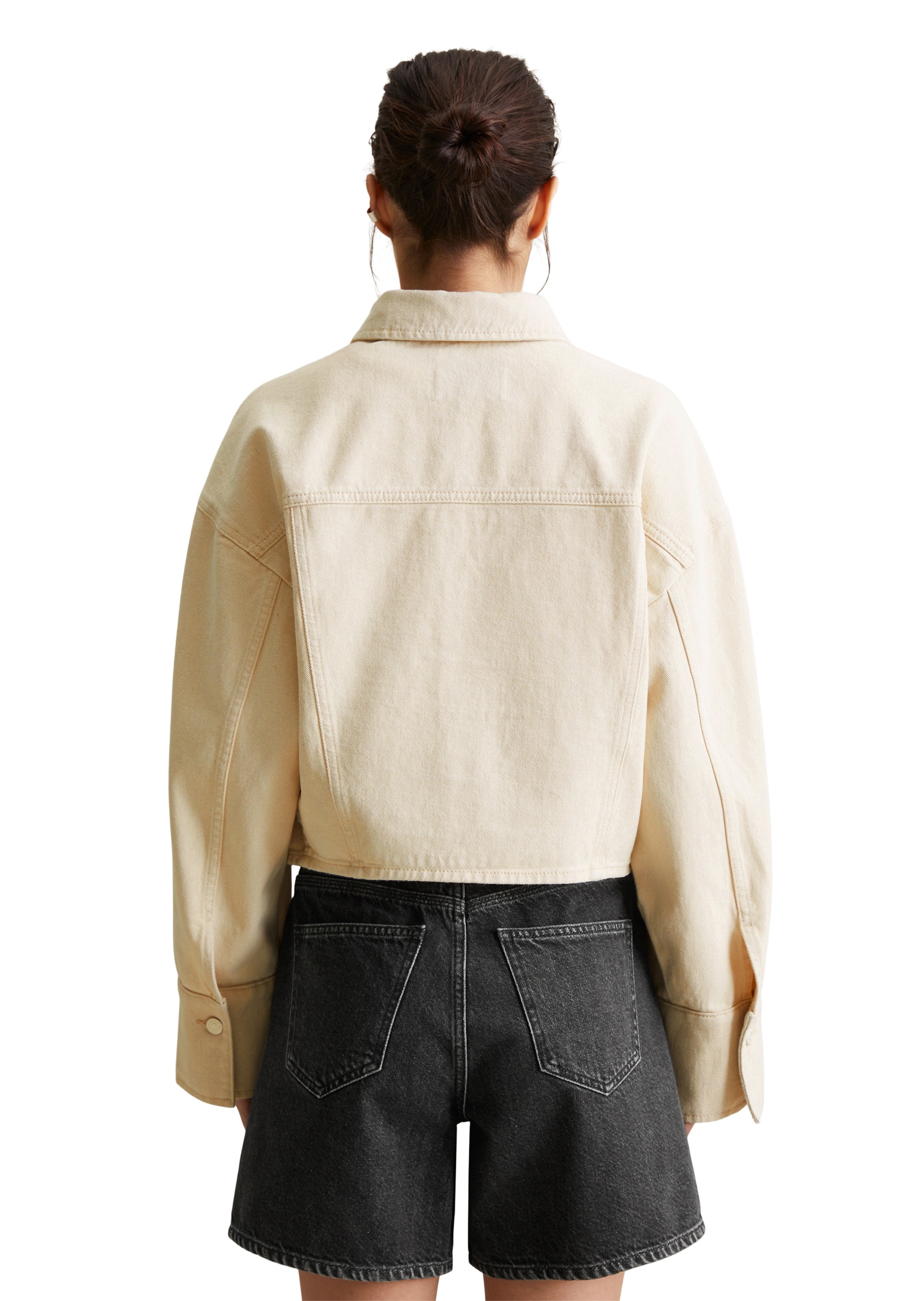 Marc O'Polo DENIM Jeansjacke »aus Rigid Denim ohne Elasthan«, ohne Kapuze