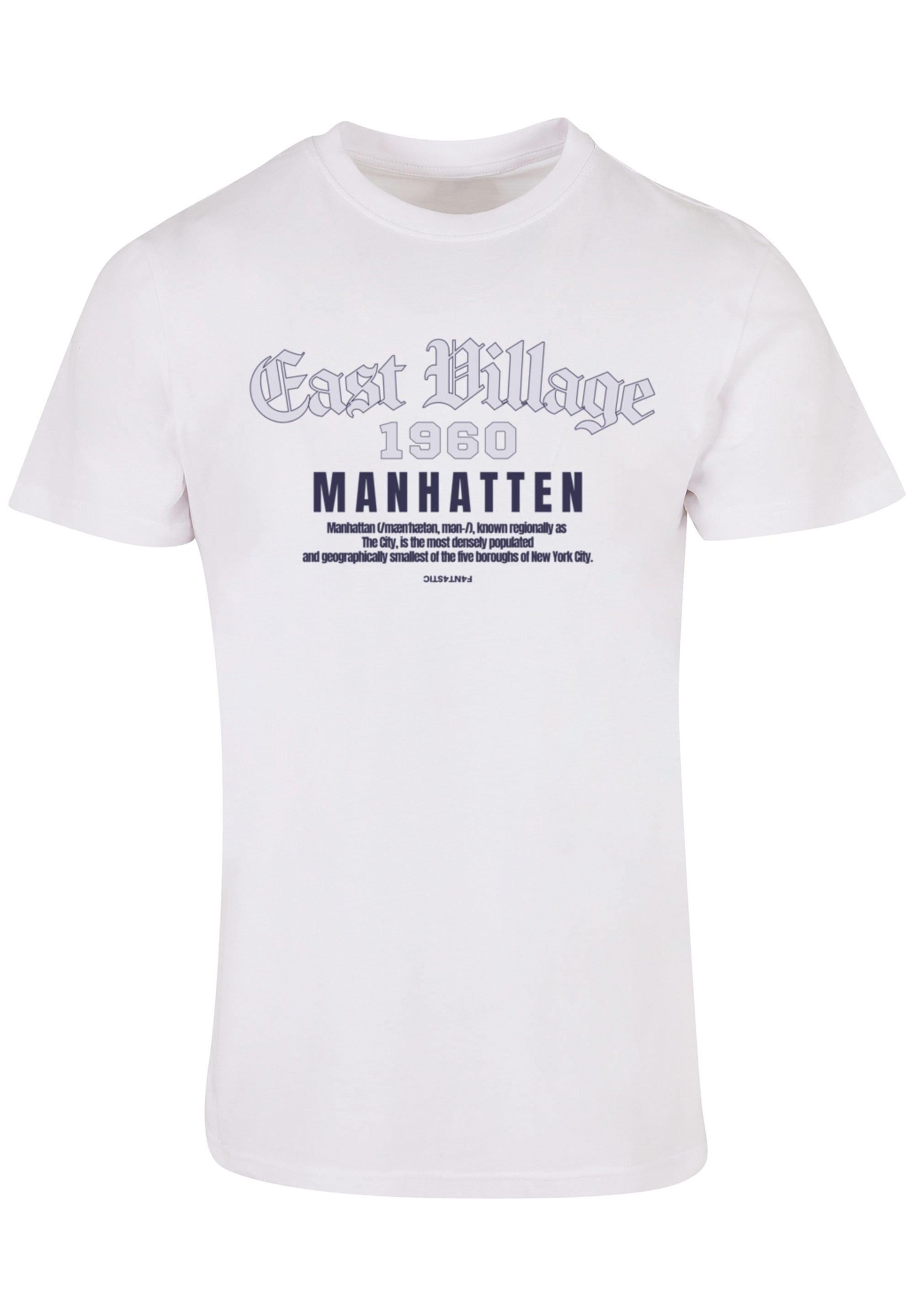 F4NT4STIC T-Shirt "East Village Manhatten TEE UNISEX", Print günstig online kaufen