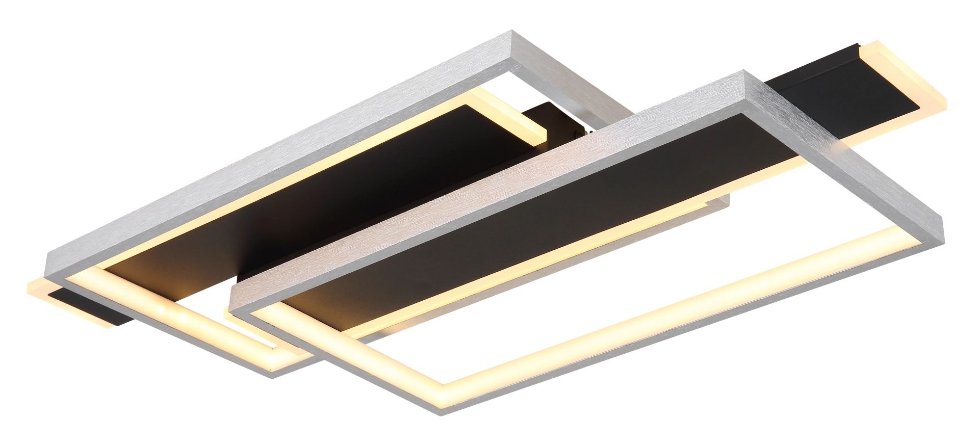 GLOBO LIGHTING LED Deckenleuchte »FINNLEY«, Leuchtmittel LED-Modul | LED fest integriert, Deckenlampe, modern, Designlampe, Wohnzimmer, Schlafzimmer