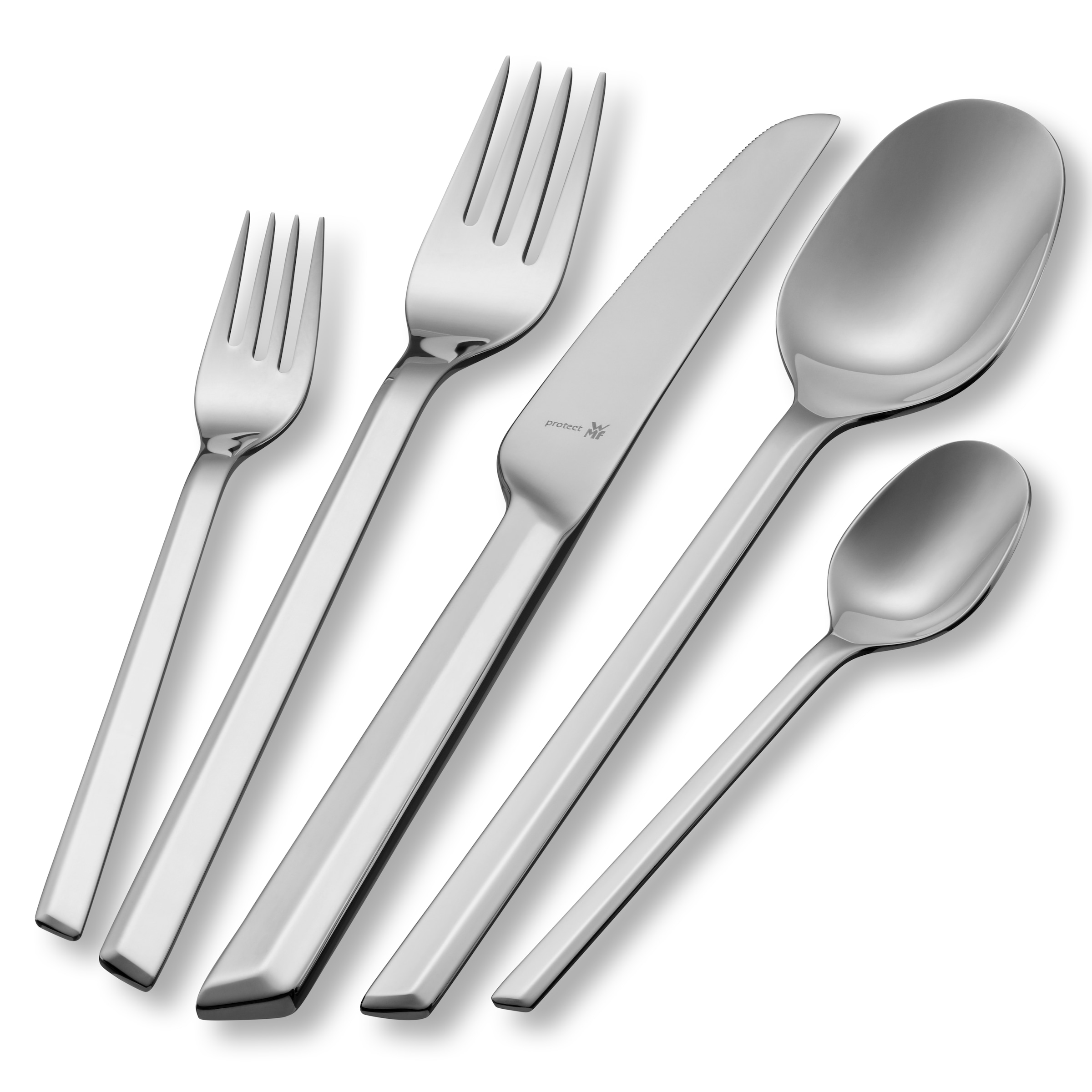 WMF Besteck-Set »Kineo«, (Set, 30 tlg.), ergonomisch, Cromargan protect