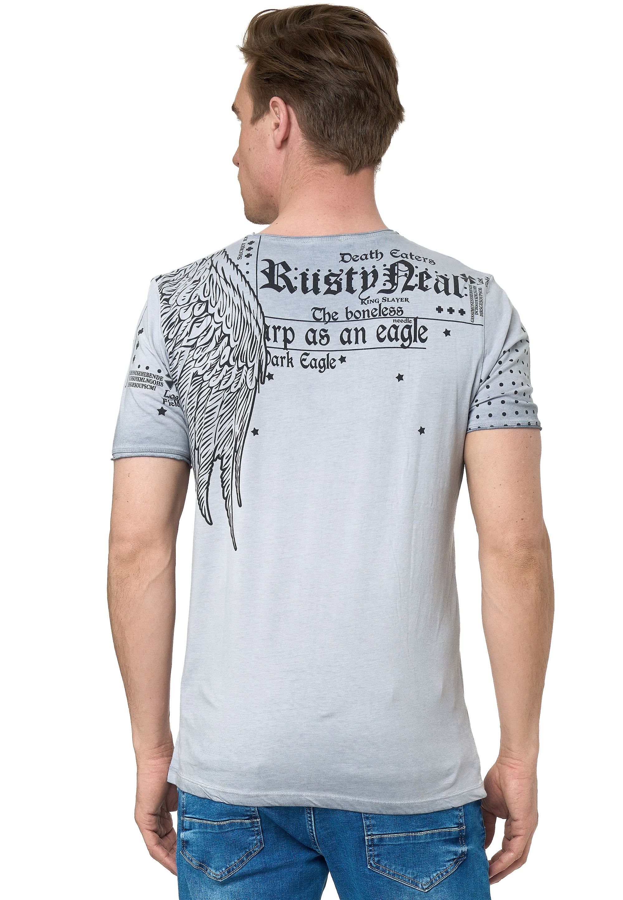 Rusty Neal T-Shirt, in ausgefallenem Design
