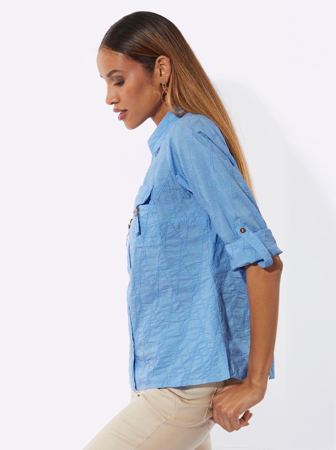 creation L Langarmbluse