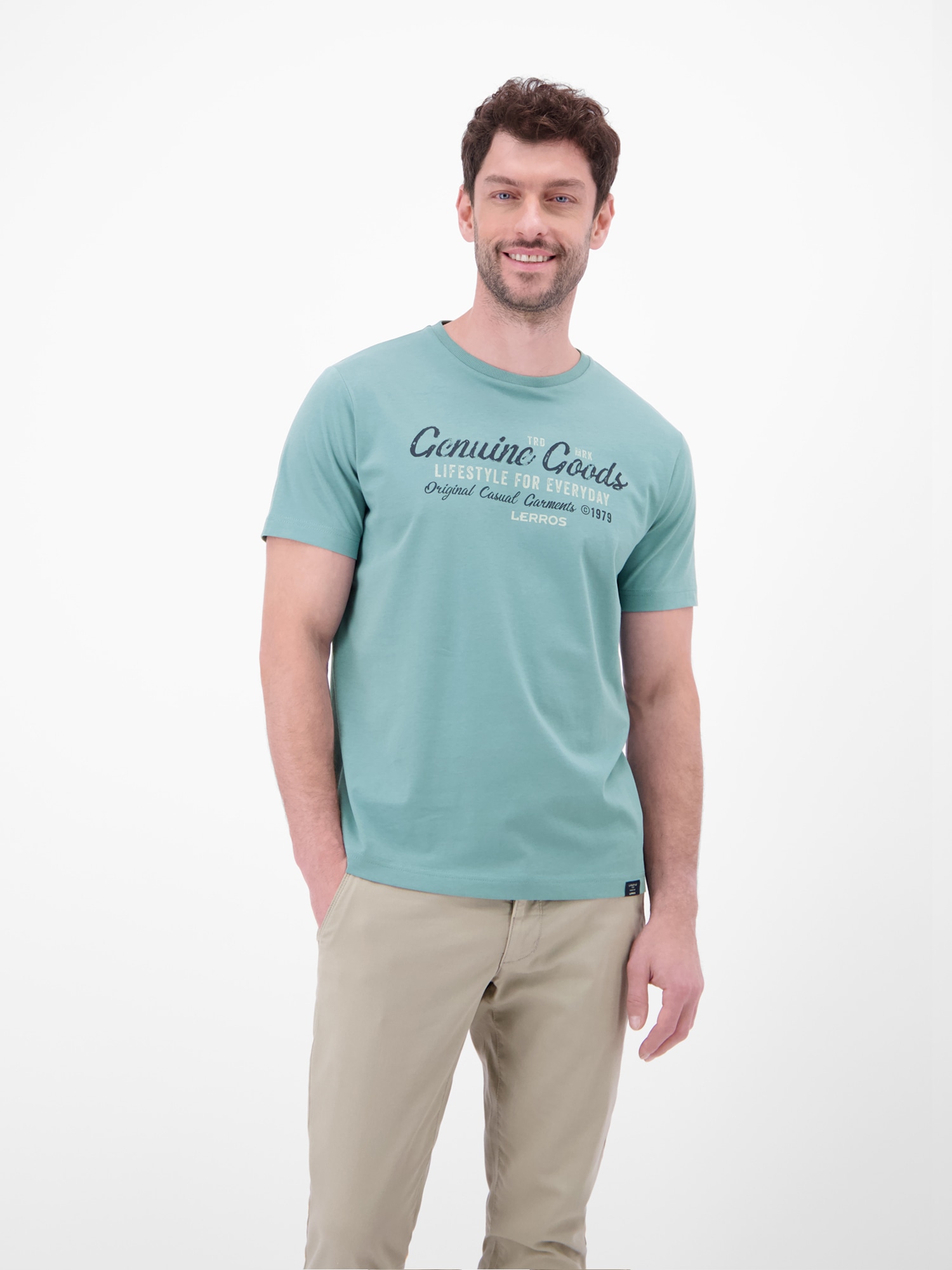 LERROS T-Shirt "LERROS T-Shirt in Jersey-Qualität mit Print" günstig online kaufen