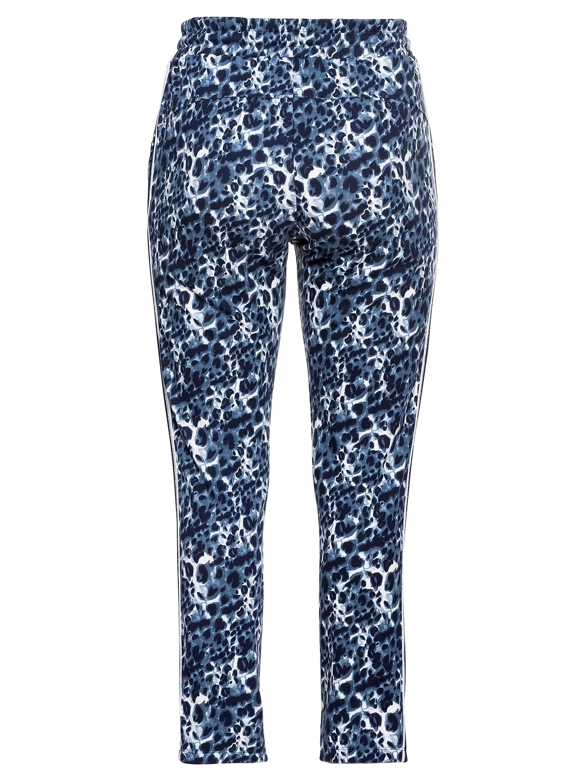 Sheego Relaxhose »Große Größen«, mit Animalprint und seitlichen Streifen