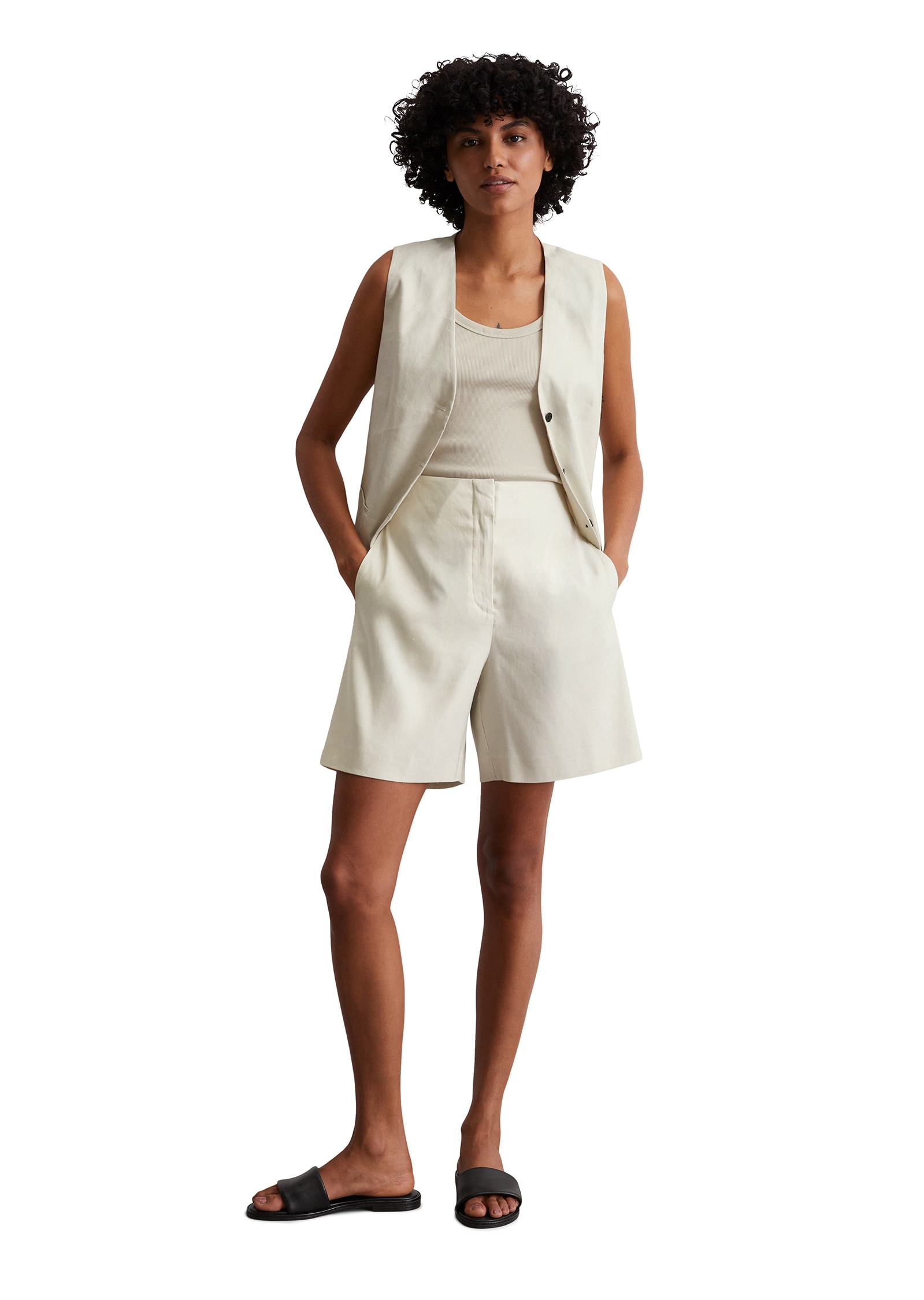 Marc O'Polo Shorts »aus Leinen-Viskose-Stretch«