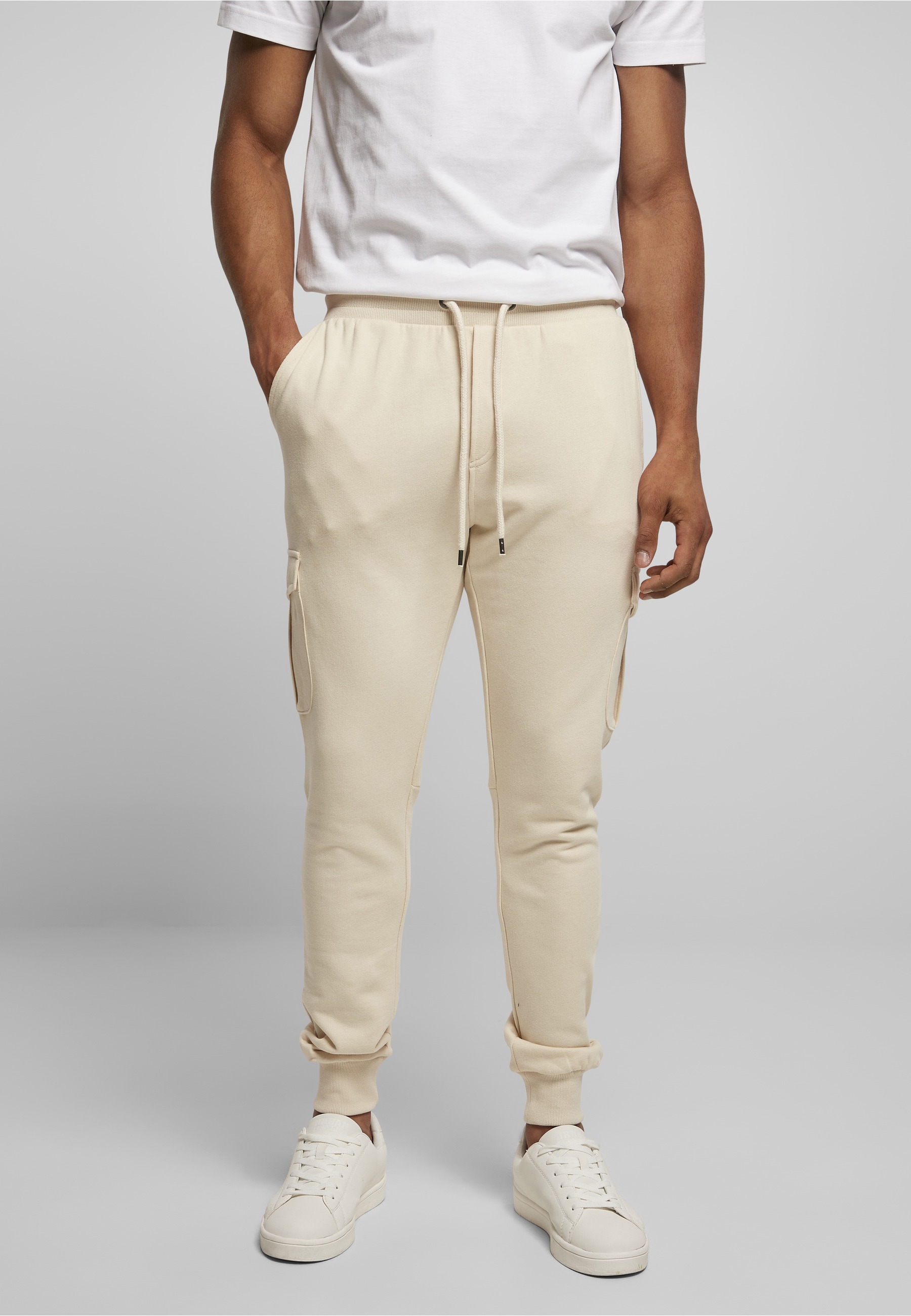 URBAN CLASSICS Cargohose »Urban Classics Herren Fitted Cargo Sweatpants«