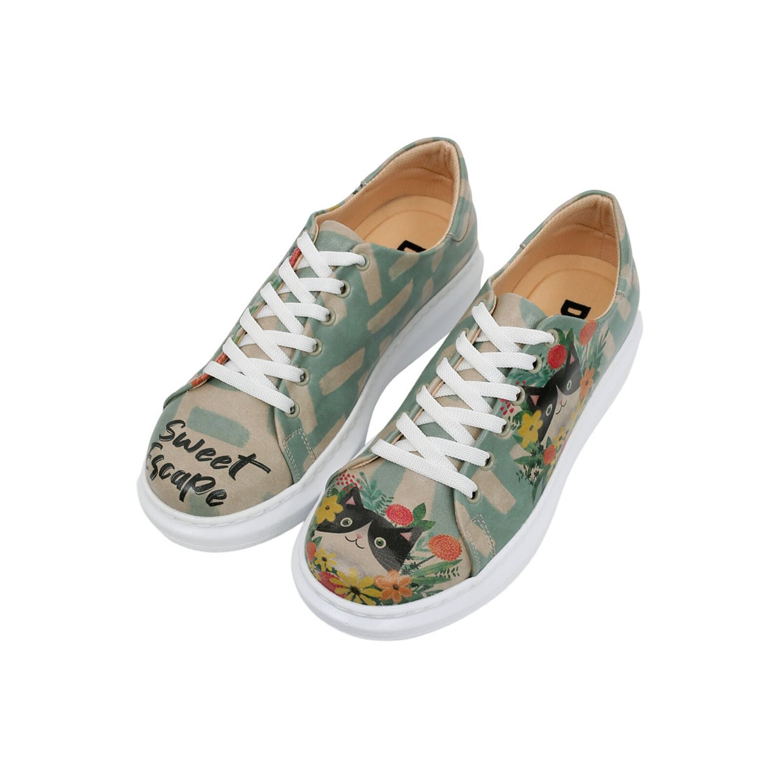 DOGO Plateausneaker "Myra Low-Top Sneaker Smell The Flowers Damen Sneaker, günstig online kaufen