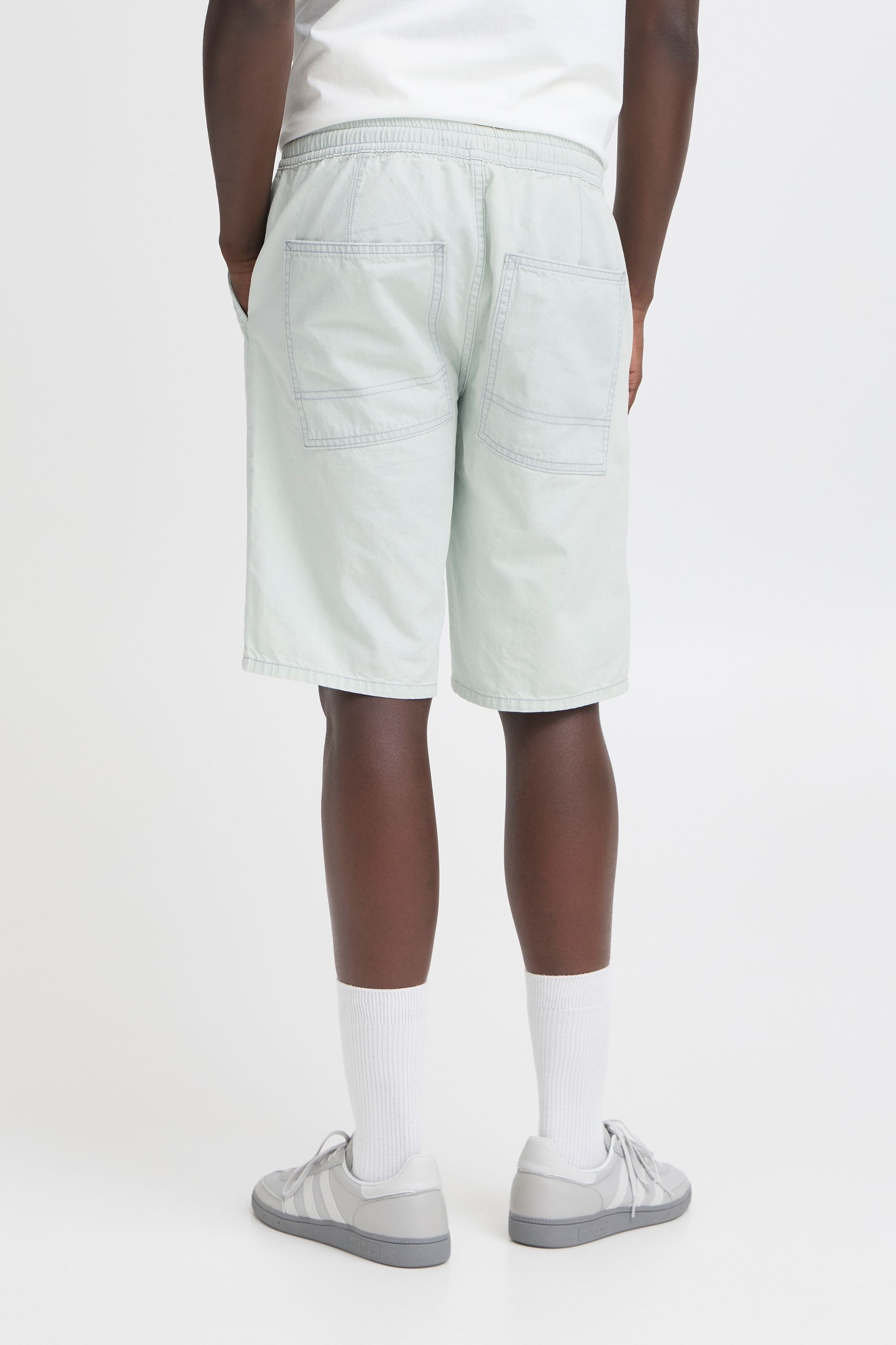 Jeansshorts BLEND "Shorts BHBLIZZARD-Denimshorts", Herren, Gr. XXL, N-Gr, blau (denim light blau), Obermaterial: 100% Baumwolle CO., Jeans Jeansshorts 6