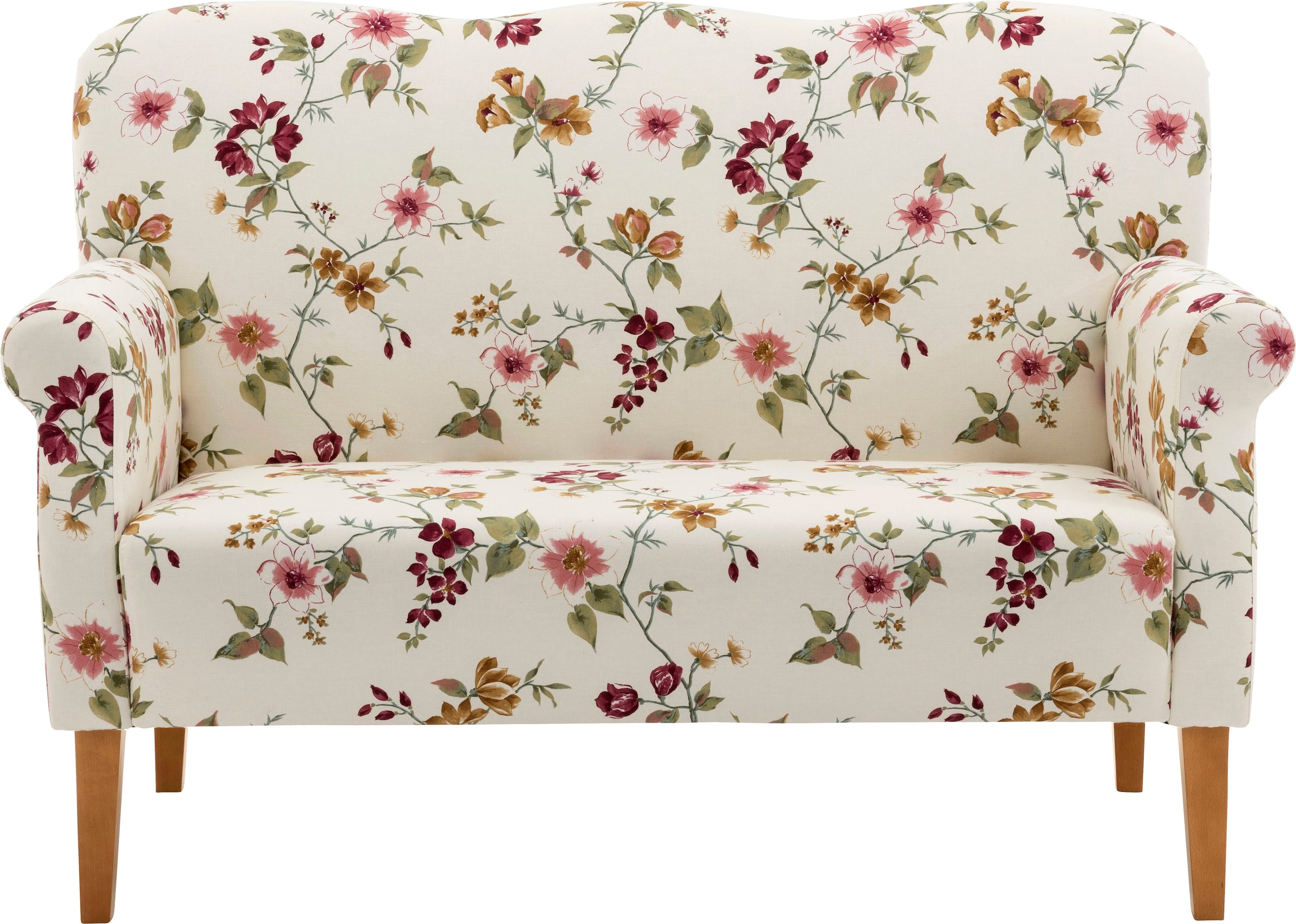 Max Winzer® 2-Sitzer »Juuma«, (1 St.), Küchensofa mit Federkern, mit Blumenmuster