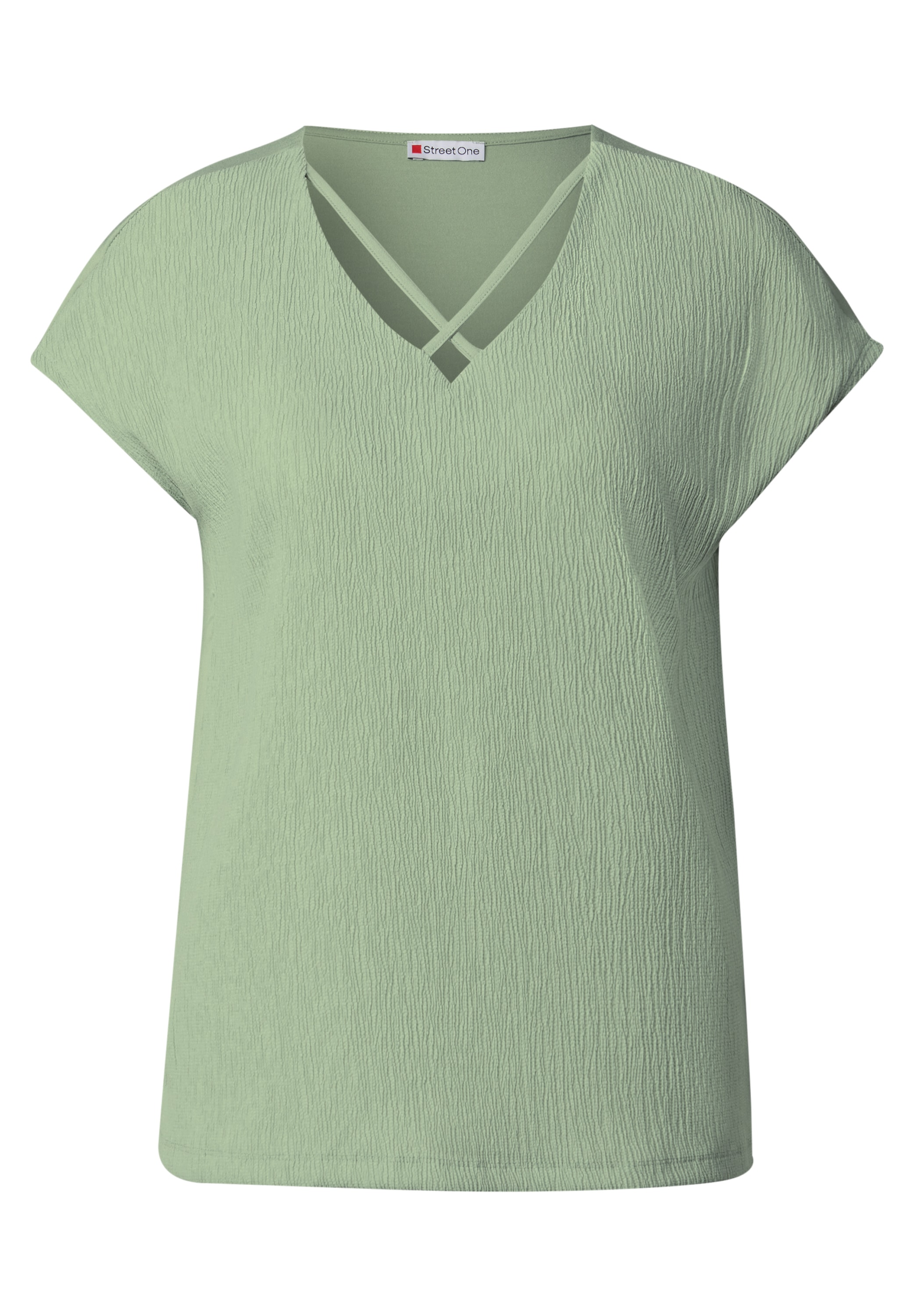 STREET ONE Shirttop, mit Struktur