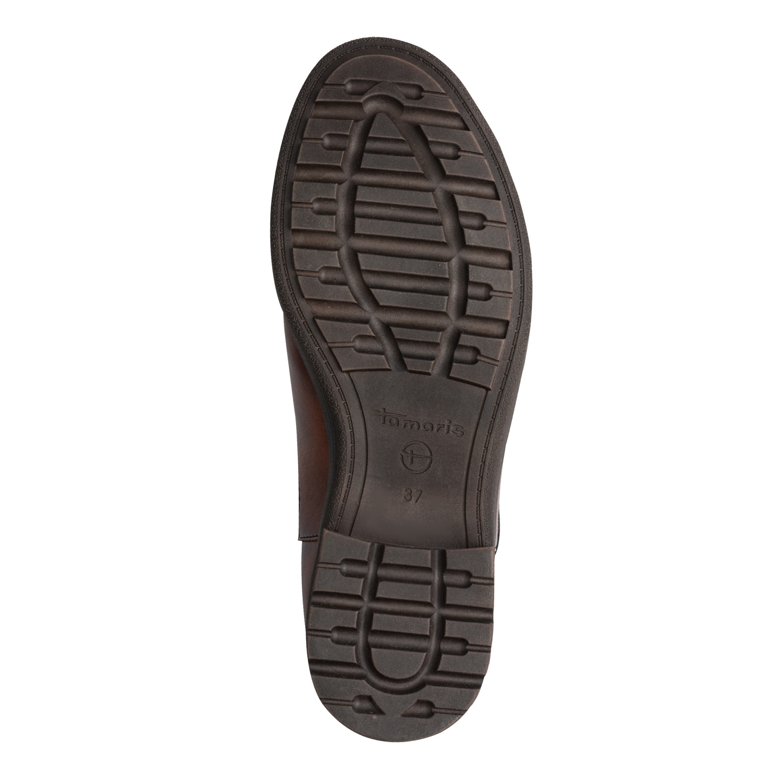 Tamaris Chelseaboots, Blockabsatz, Stiefelette, Schlupfschuh im Used Look