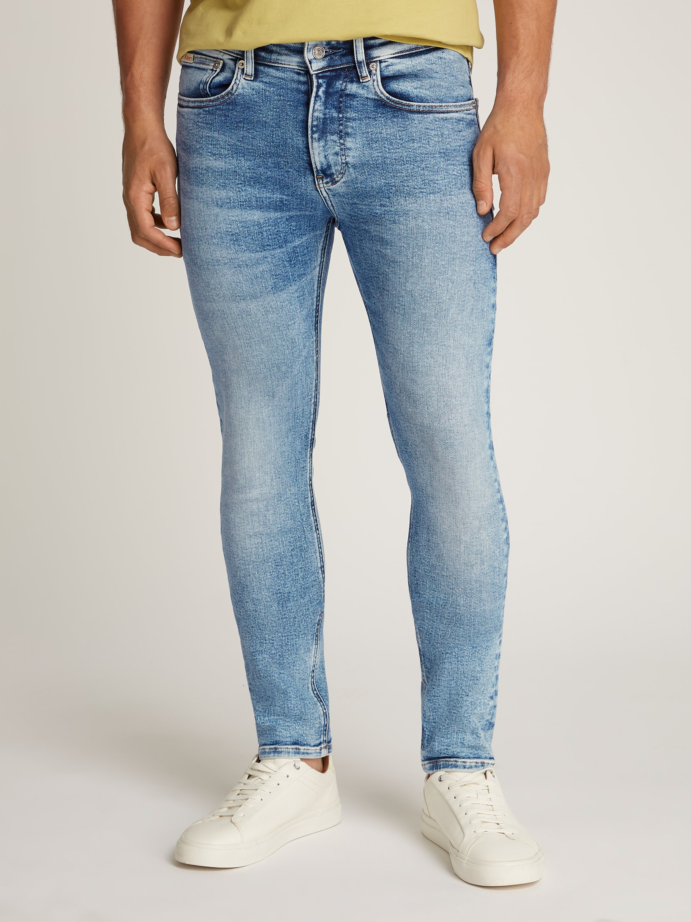 Calvin Klein Jeans Skinny-fit-Jeans "SKINNY", Coinpocket, Logostickerei günstig online kaufen