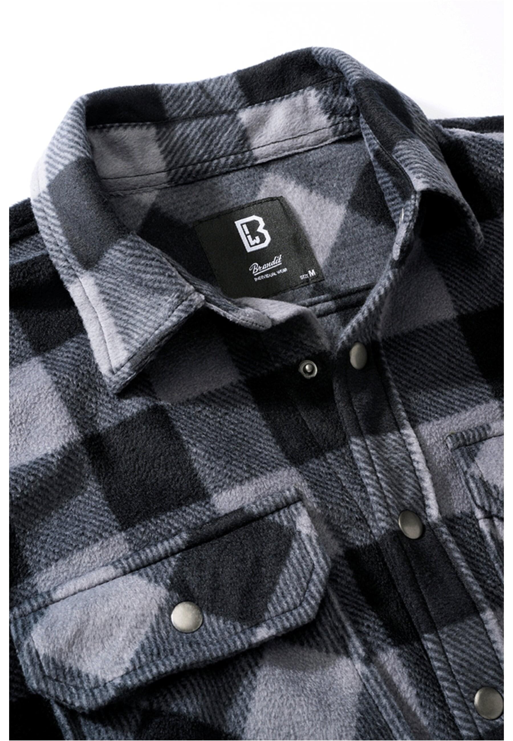 Brandit Langarmhemd »Brandit Herren Jeff Fleece Shirt Long Sleeve«, (1 tlg.)