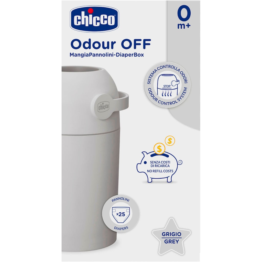 Chicco Windeleimer »Odour Off, Grey«