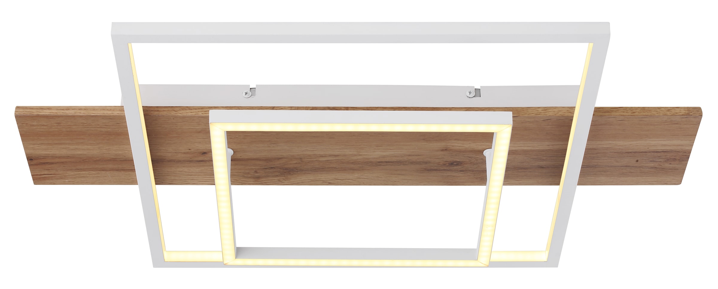 GLOBO LIGHTING LED Deckenleuchte »VANNI«, Leuchtmittel LED-Modul | LED fest integriert, Deckenlampe/Wohnzimmer/Schlafzimmer/modern/Holz