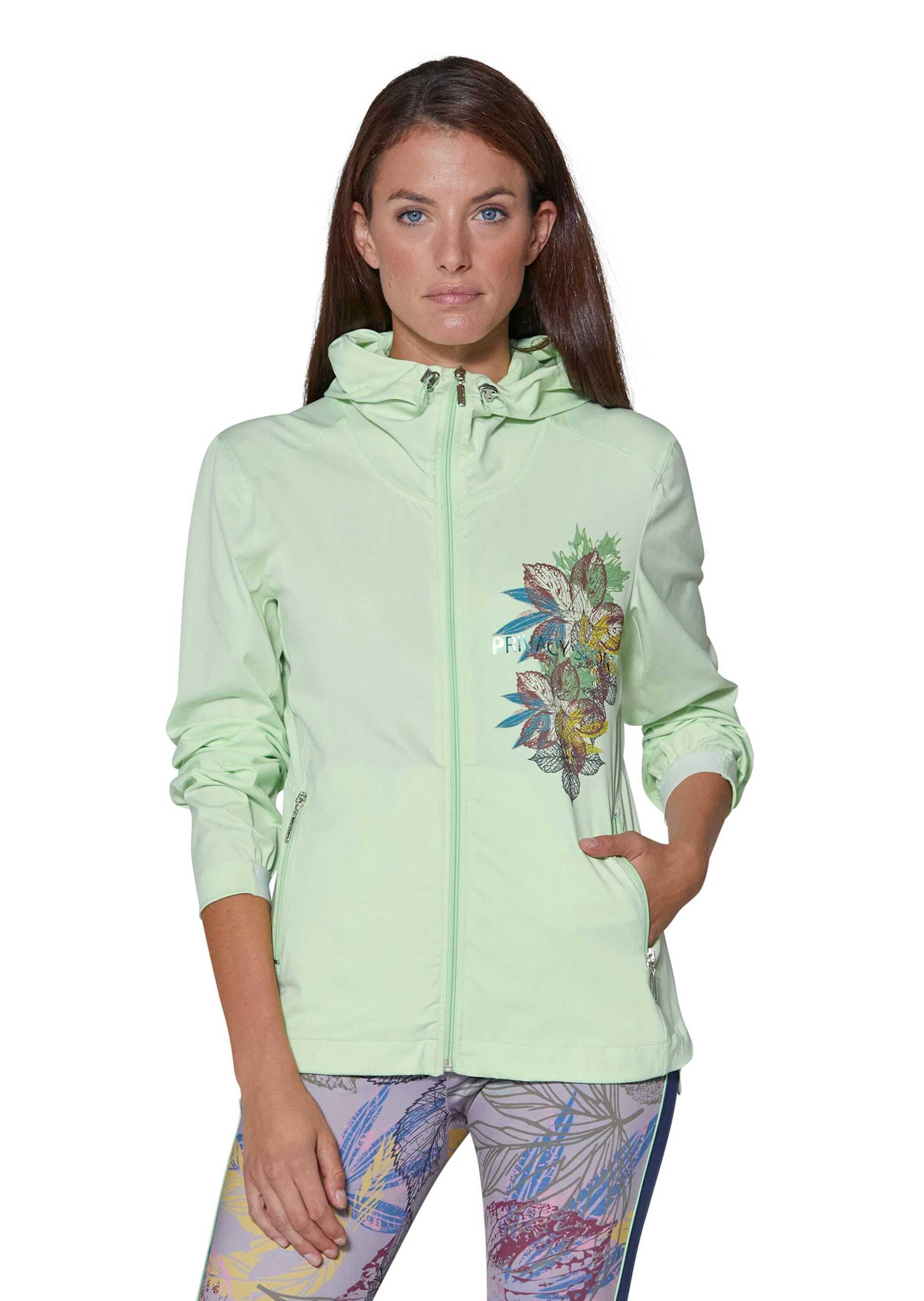 MADELEINE Outdoorjacke »Jacke Leichtjacke mit floralem Printmotiv«