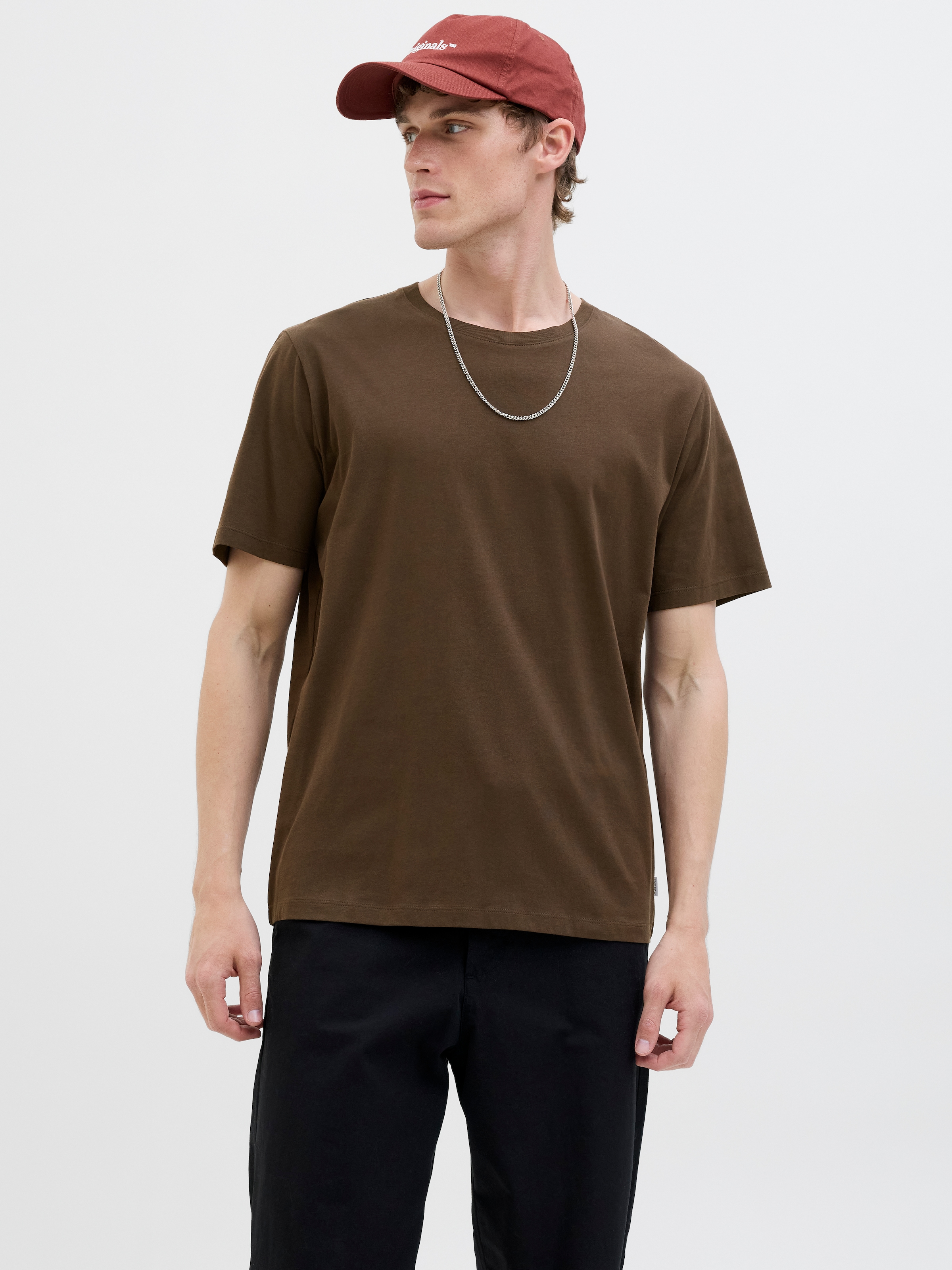 Jack & Jones Rundhalsshirt "JJEORGANIC BASIC TEE SS O-NECK NOOS" Baumwolle, günstig online kaufen