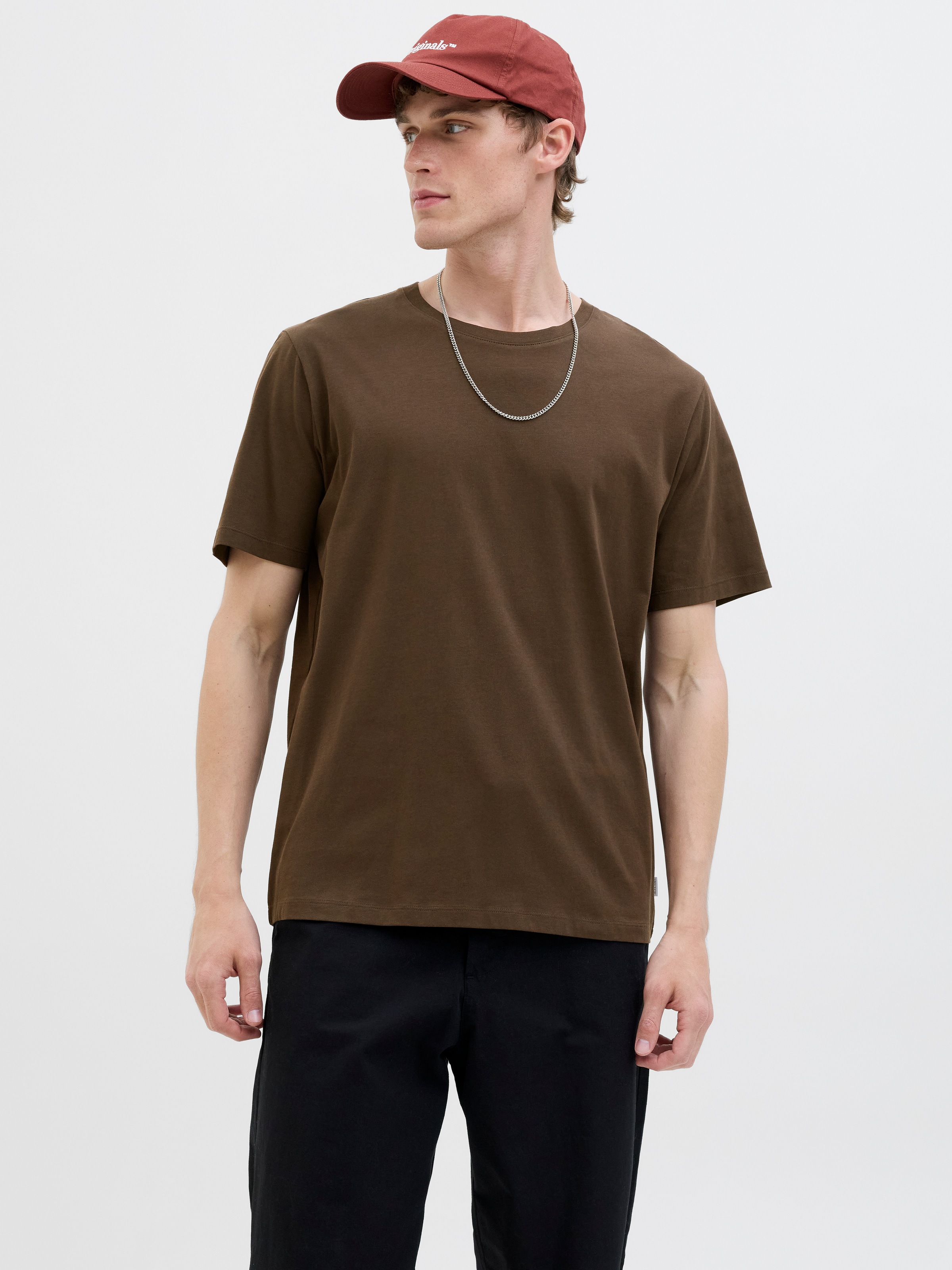 Jack & Jones Rundhalsshirt "JJEORGANIC BASIC TEE SS O-NECK NOOS", mit Rundh günstig online kaufen