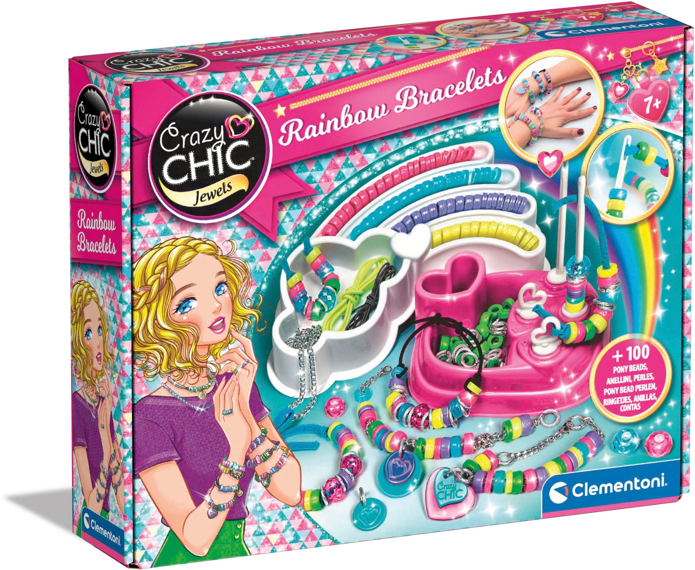 Clementoni ® Kreativset »Crazy Chic Trendige Perl...