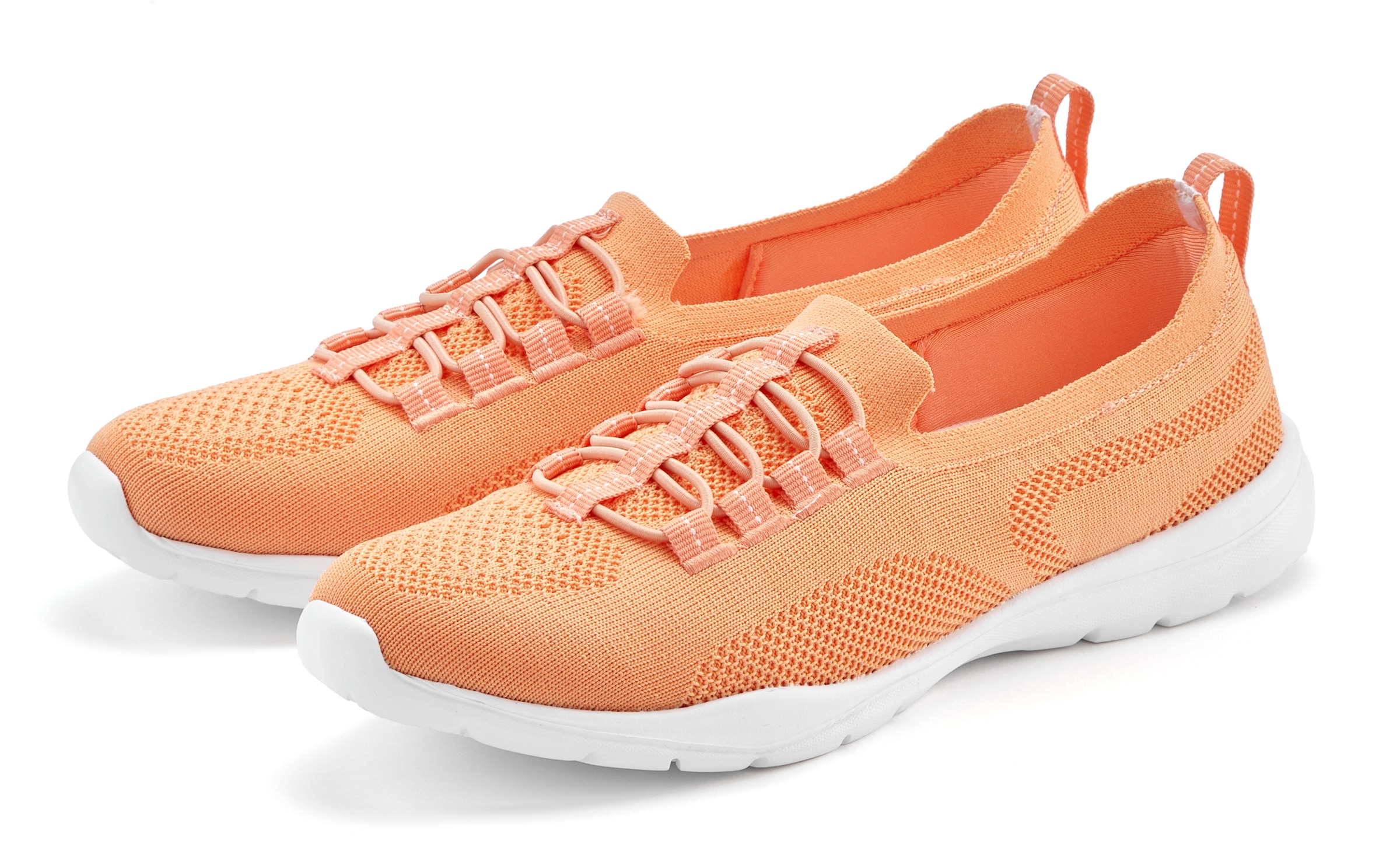 LASCANA Sneaker "Slipper, Halbschuh, Slip-On-Sneaker," aus leichtem Textil-Material VEGAN