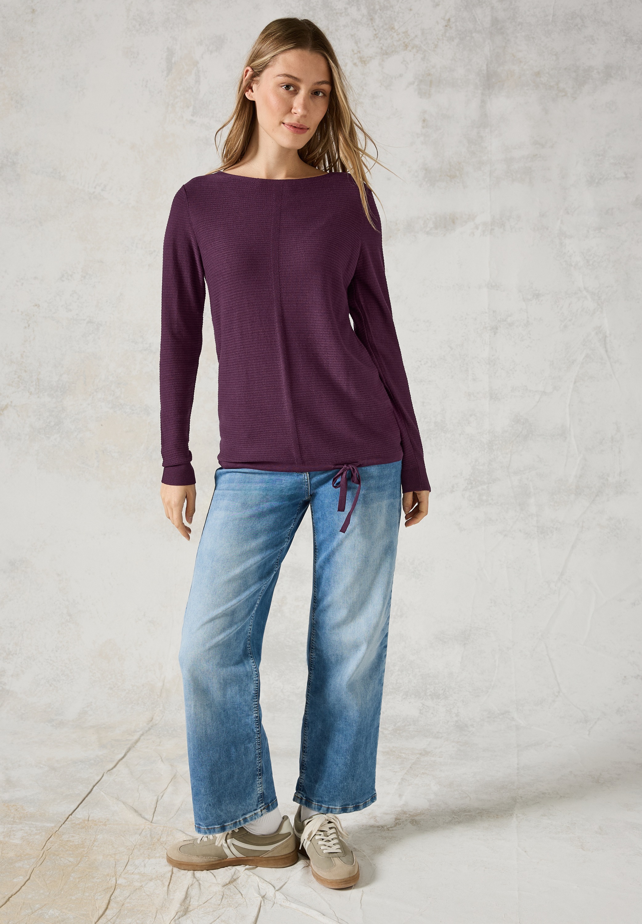 Cecil Strickpullover, mit Strick-Detail