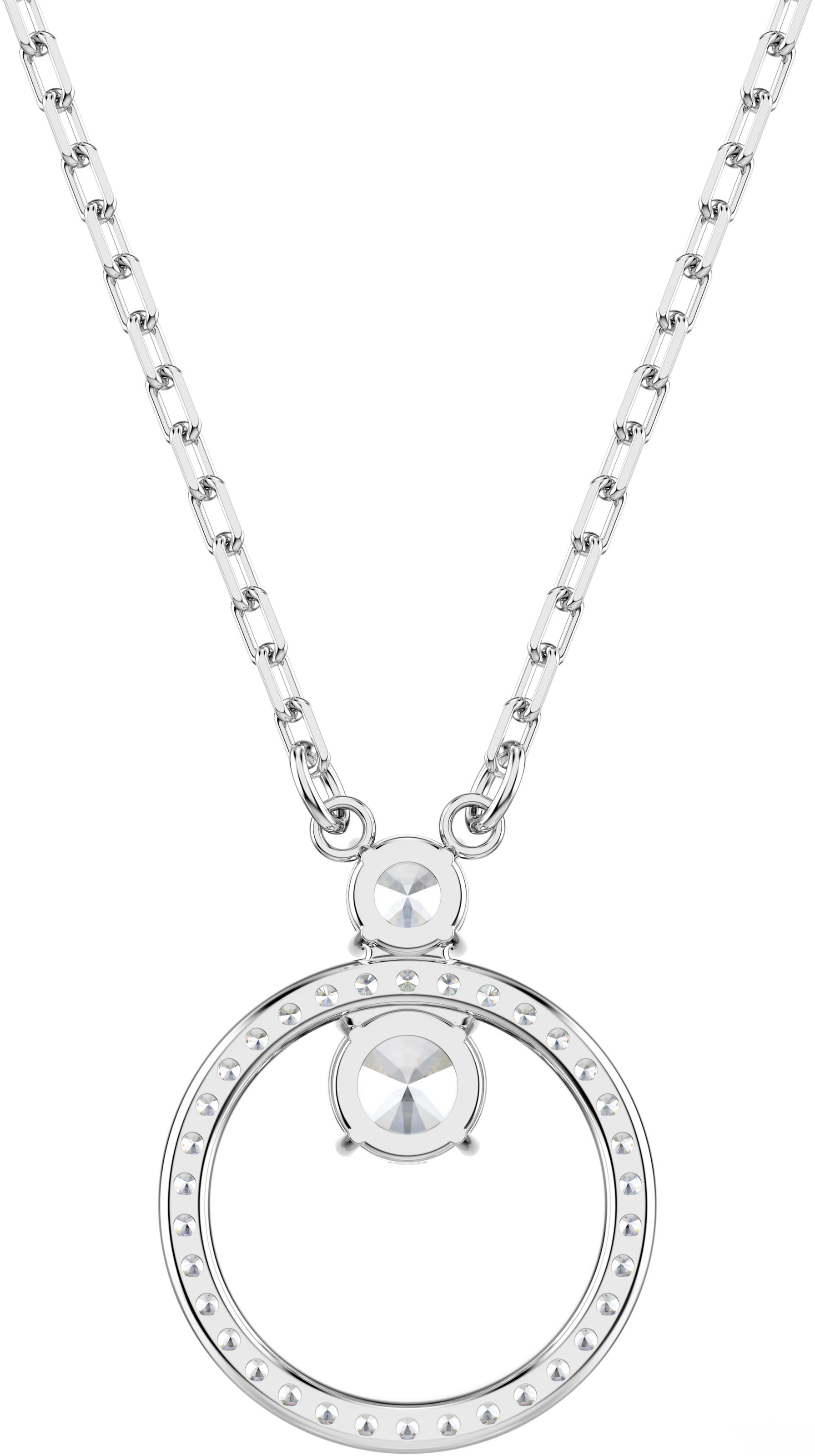 Swarovski Kette mit Anhänger »Constella Pavé, 5692261, 5692266«, mit Swarovski® Zirkonia (synth.)