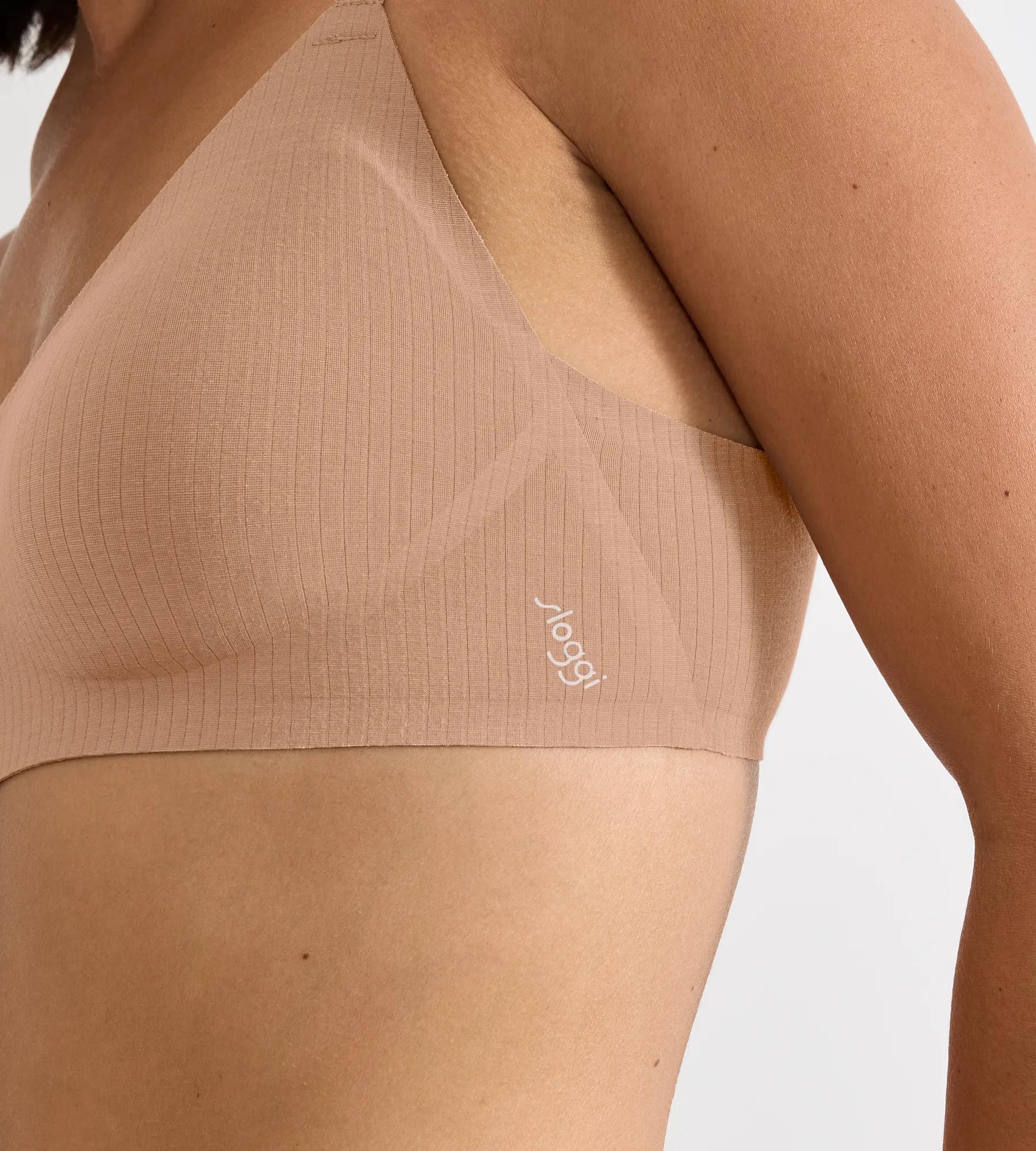 sloggi Soft-BH »ZERO Feel Pure« mit herausnehmbaren, atmungsaktiven Pads, dezenter Streifeneffekt