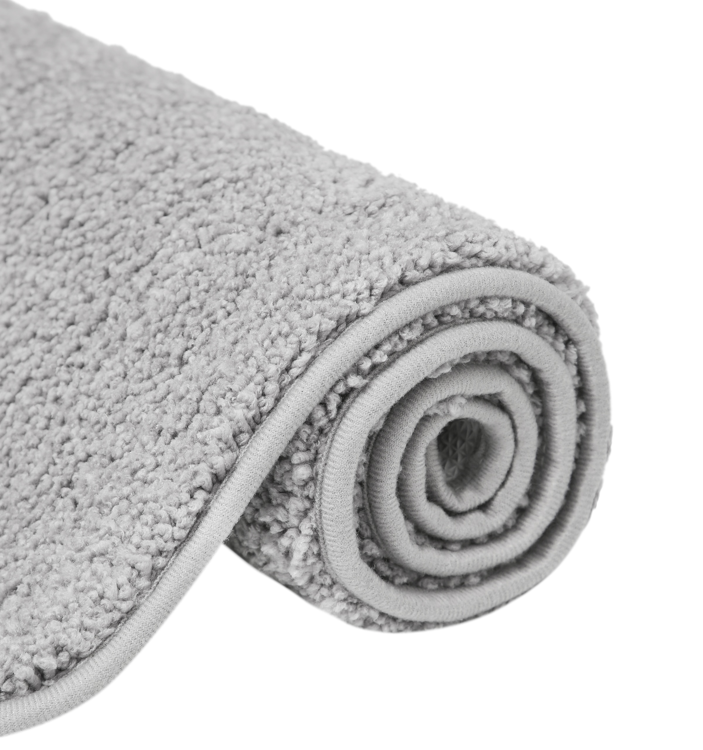 my home Badematte »Regona, Badteppich, Badvorleger, Badezimmer Teppich«, rutschhemmend beschichtet, fußbodenheizungsgeeignet-schnell trocknend-strapazierfähig, Uni Farben, besonders weich, als rechteckig und halbrund erhältlich