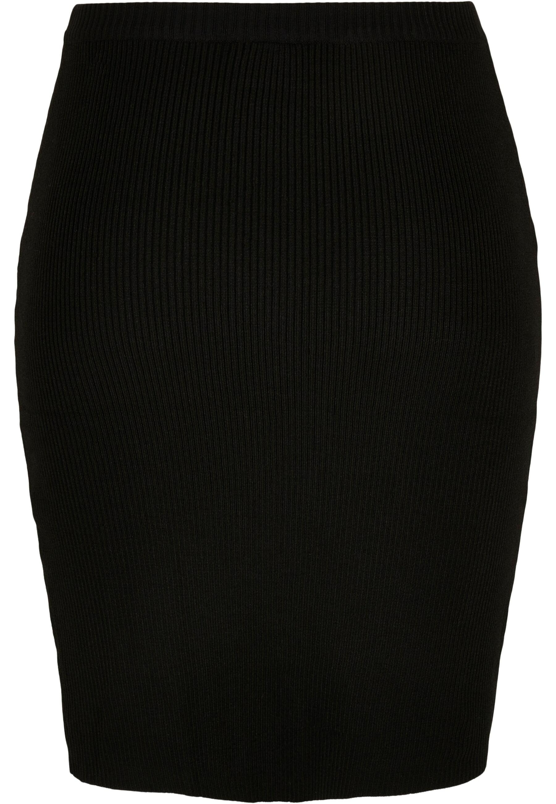 URBAN CLASSICS Sommerrock »Urban Classics Damen Ladies Rib Knit Skirt«, (1 tlg.)