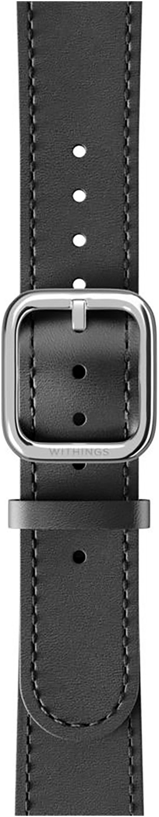 Withings Wristband Black leather 36mm - Image 5