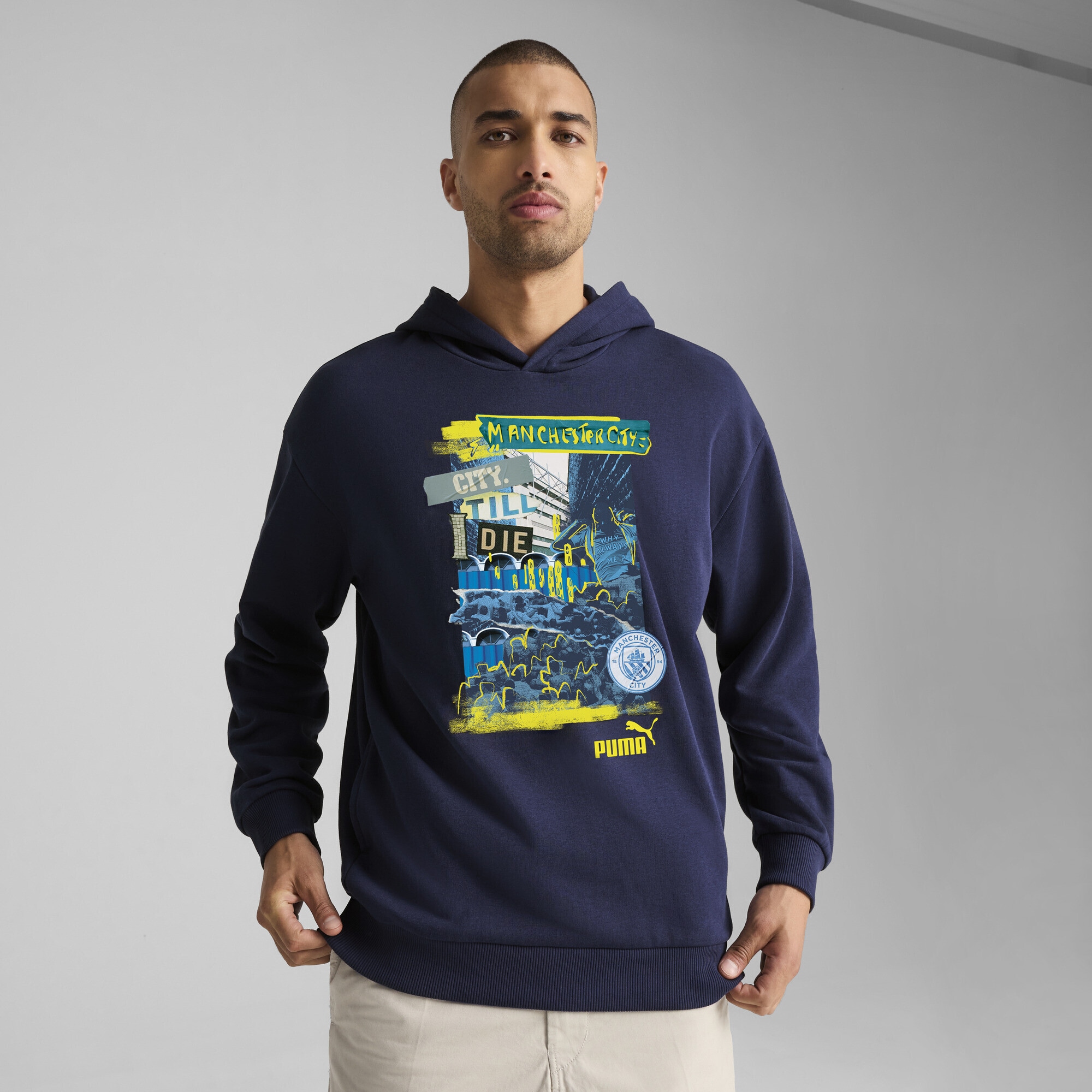 PUMA Hoodie »Manchester City ftblNRGY+ Hoodie Herren«