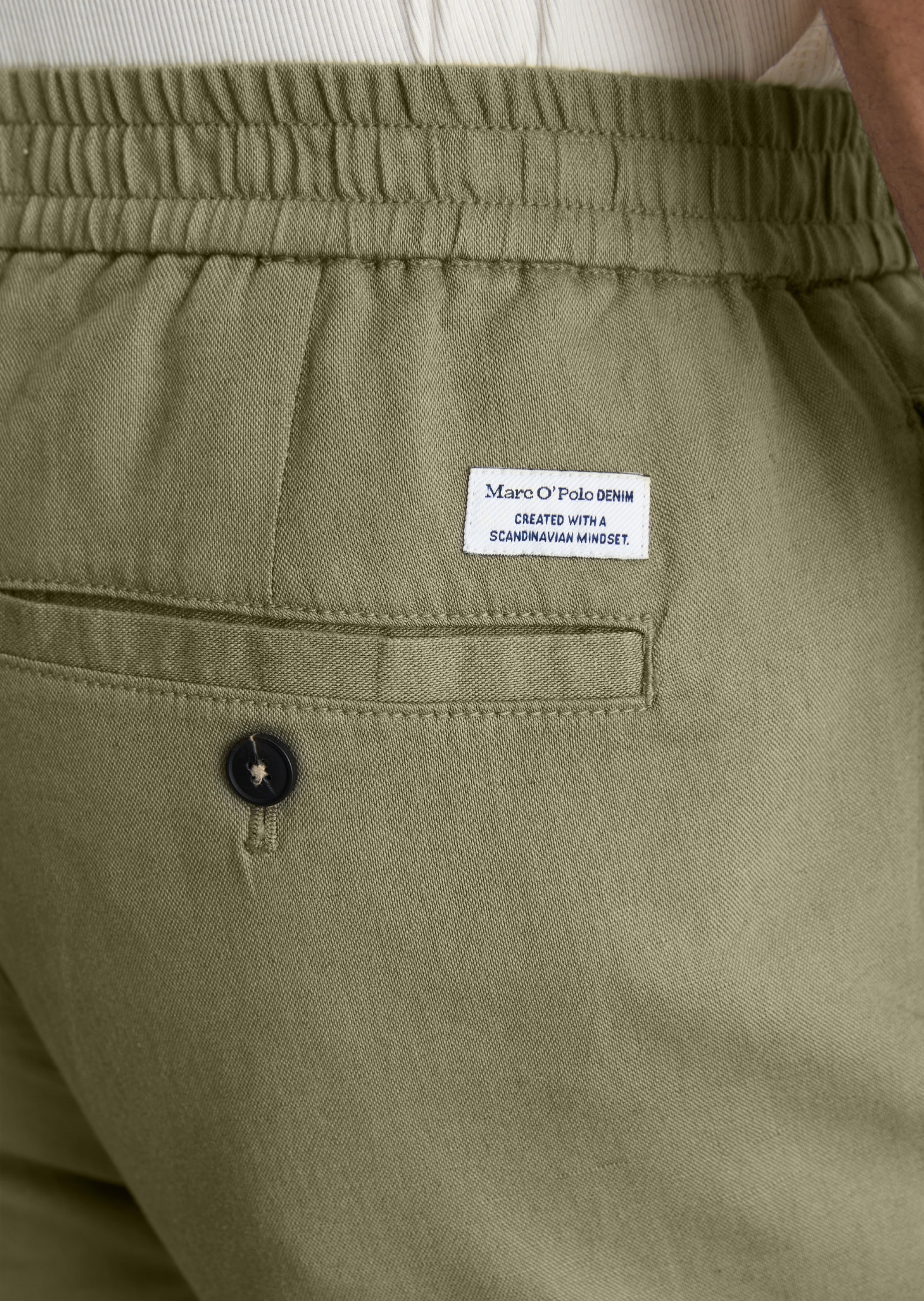 Marc O'Polo DENIM Chinohose »aus Bio-Baumwolle und Leinen«